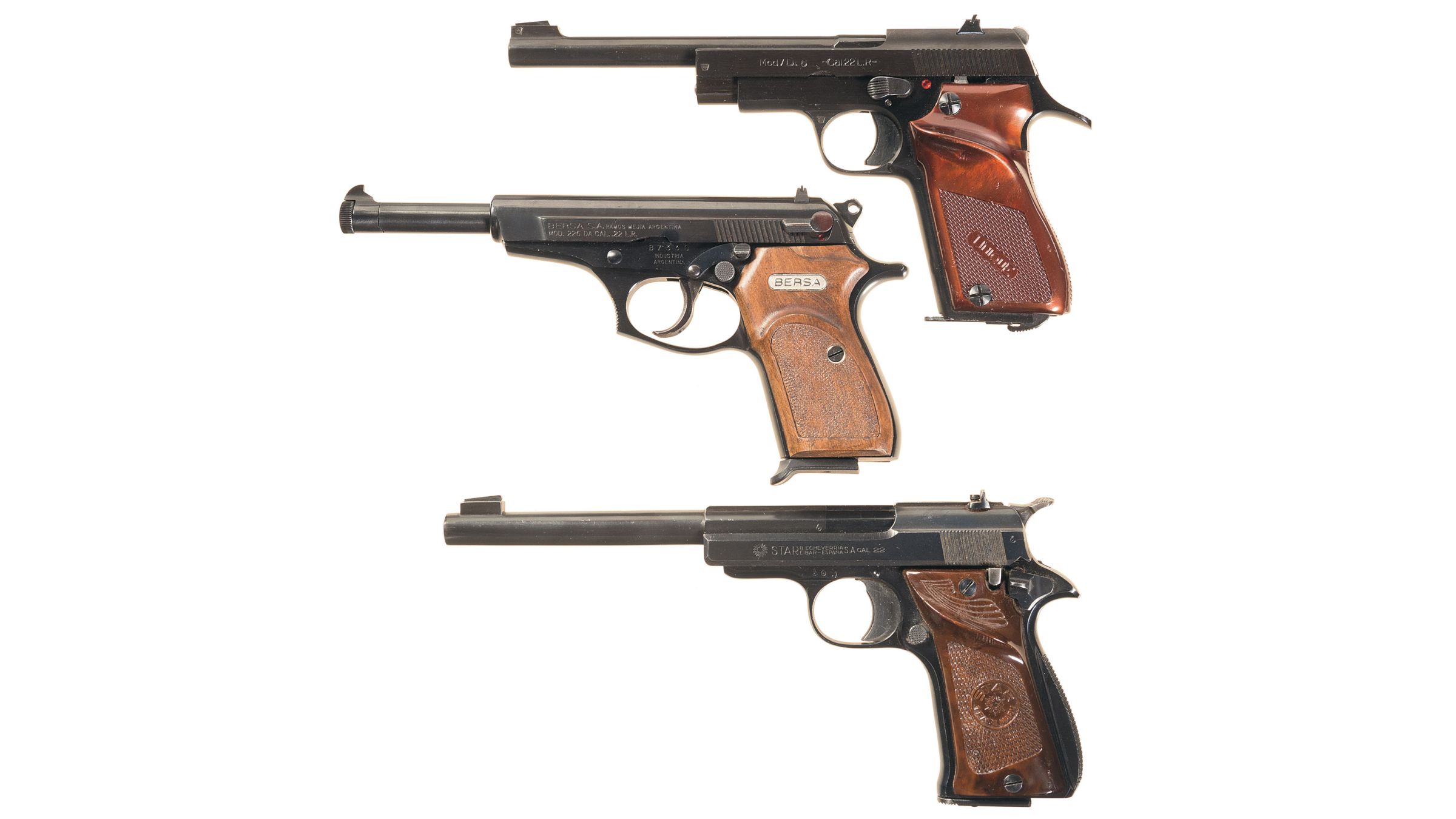 Three Semi-Automatic Target Pistols | Rock Island Auction