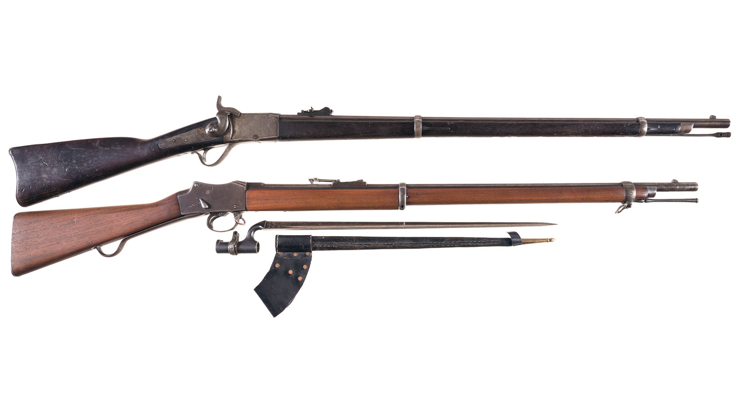 Two Antique Military Single Shot Rifles | Rock Island Auction