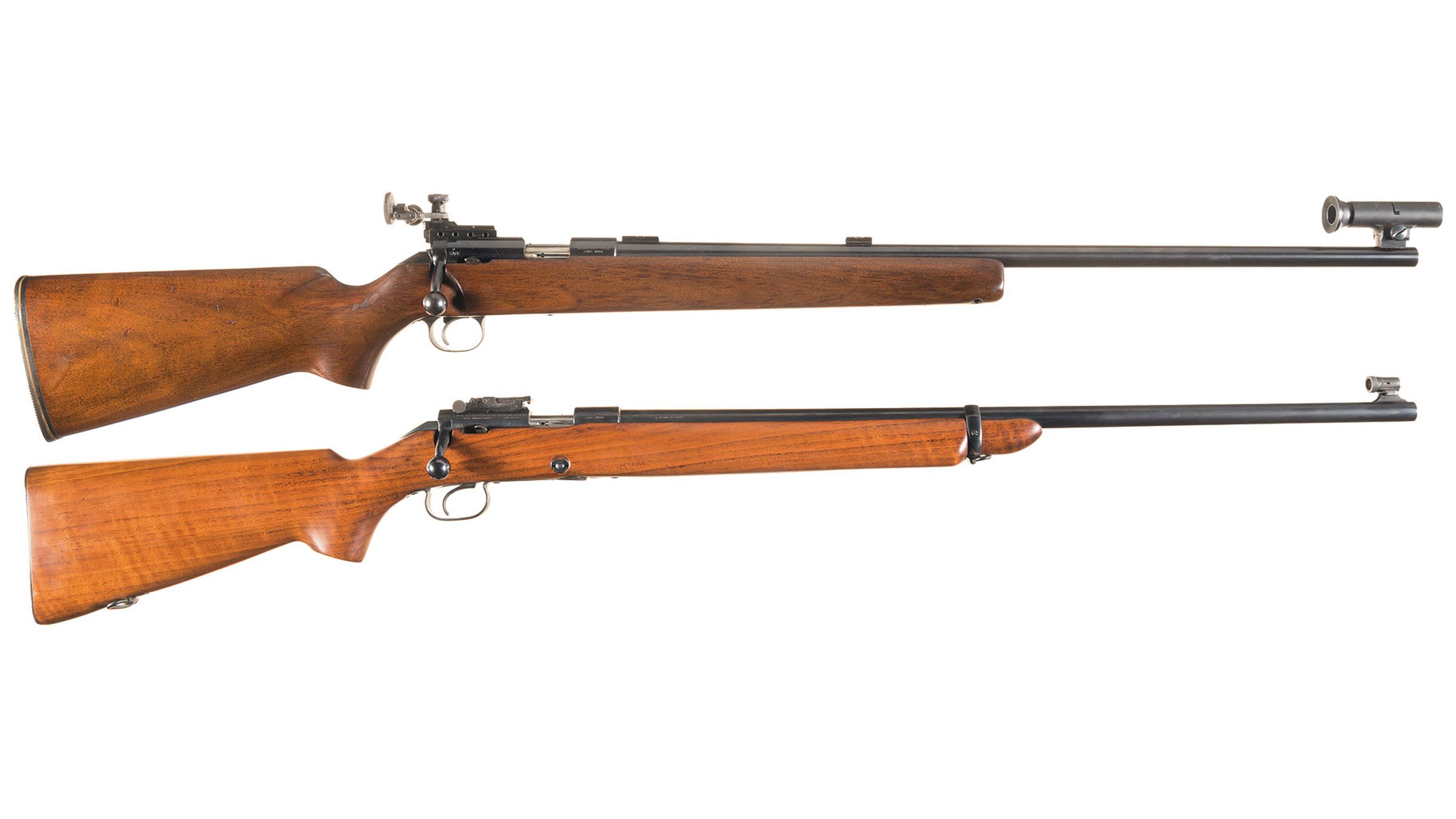 Two Winchester Model 52 Bolt Action Rifles | Rock Island Auction