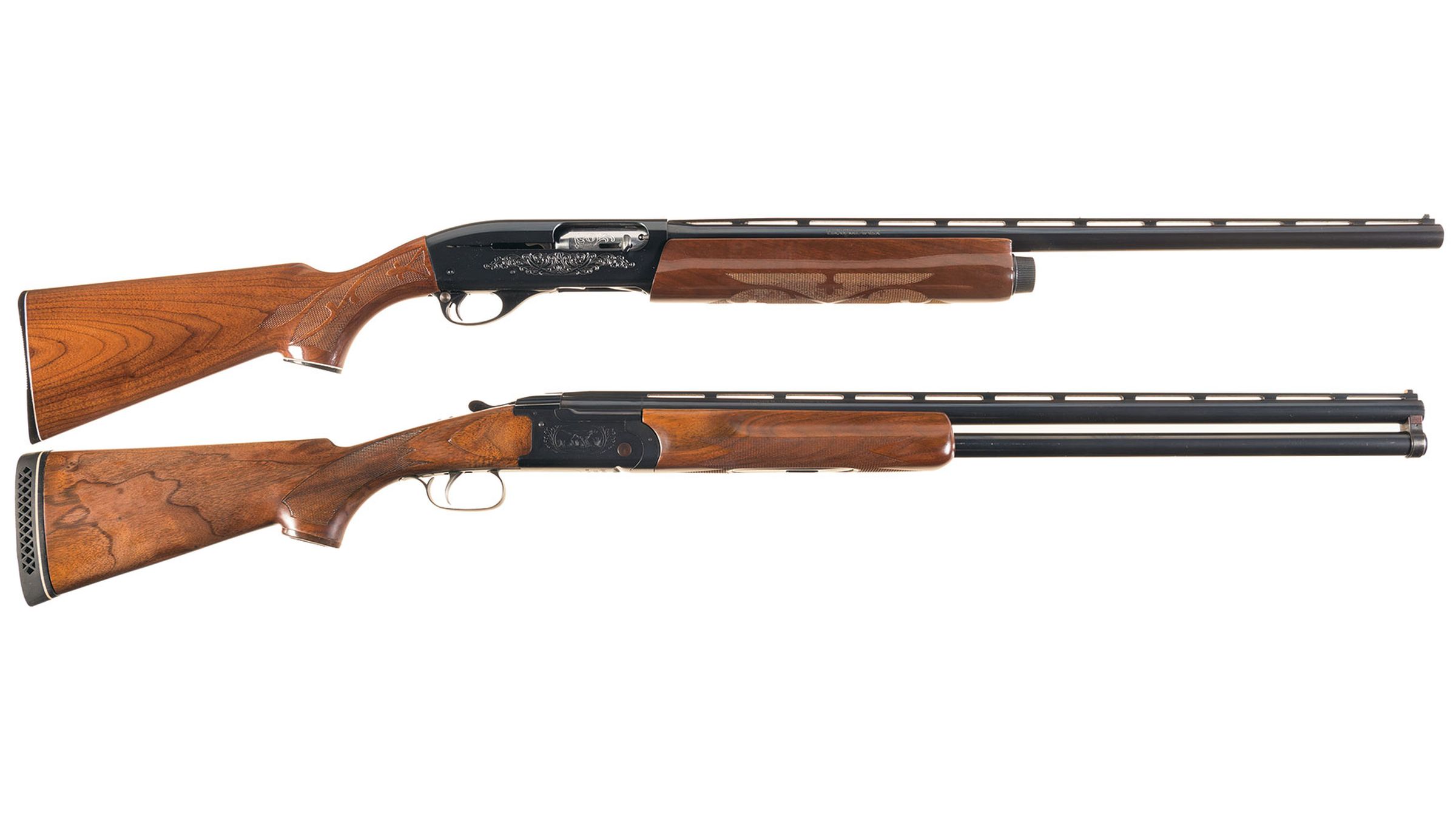 Two Engraved Remington Shotguns | Rock Island Auction