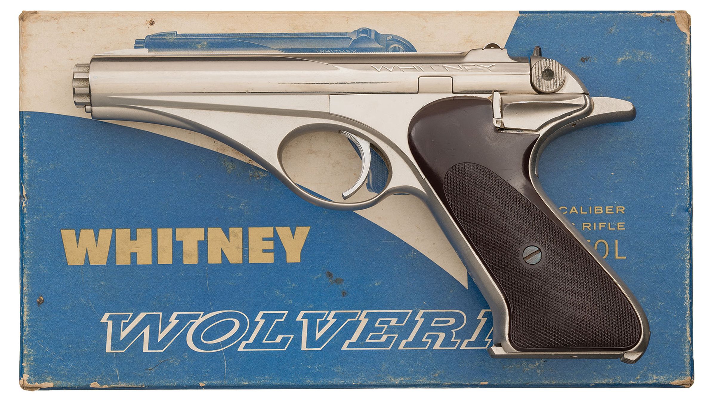 Whitney Wolverine Semi Automatic Pistol With Box Rock Island Auction 7585