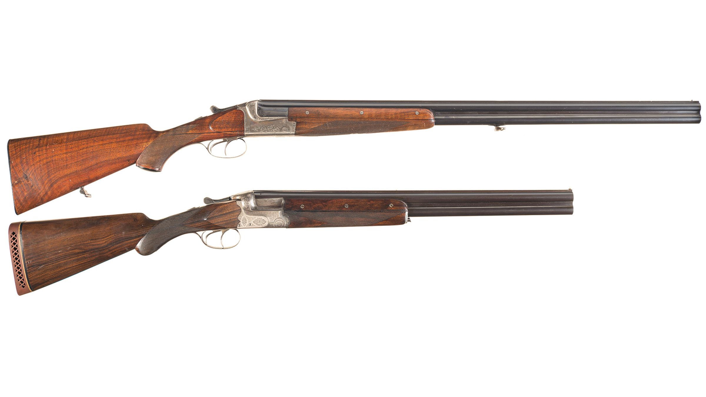 Two Engraved Over/Under Shotguns | Rock Island Auction