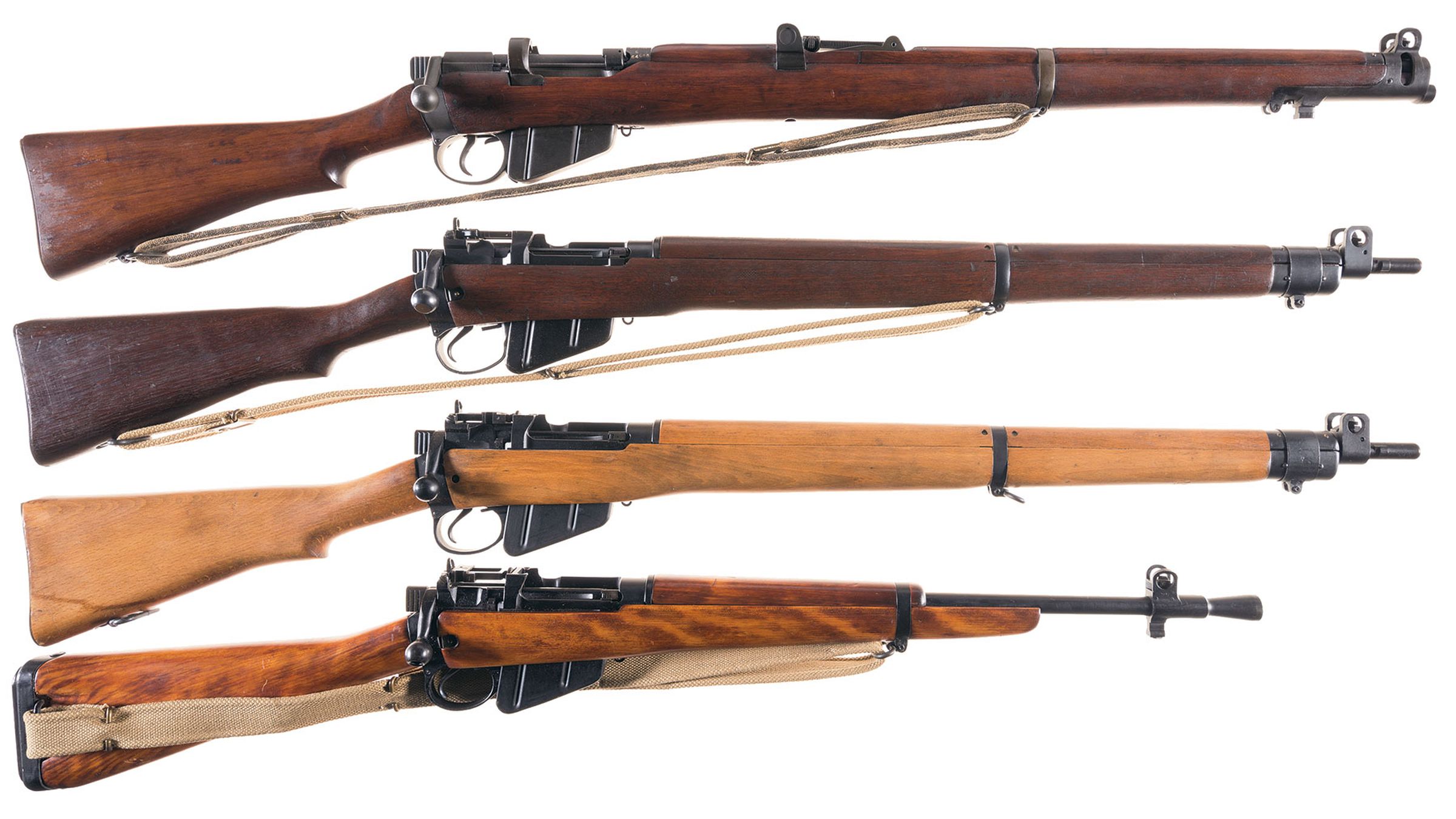 Four British Military Bolt Action Long Guns Rock Island Auction