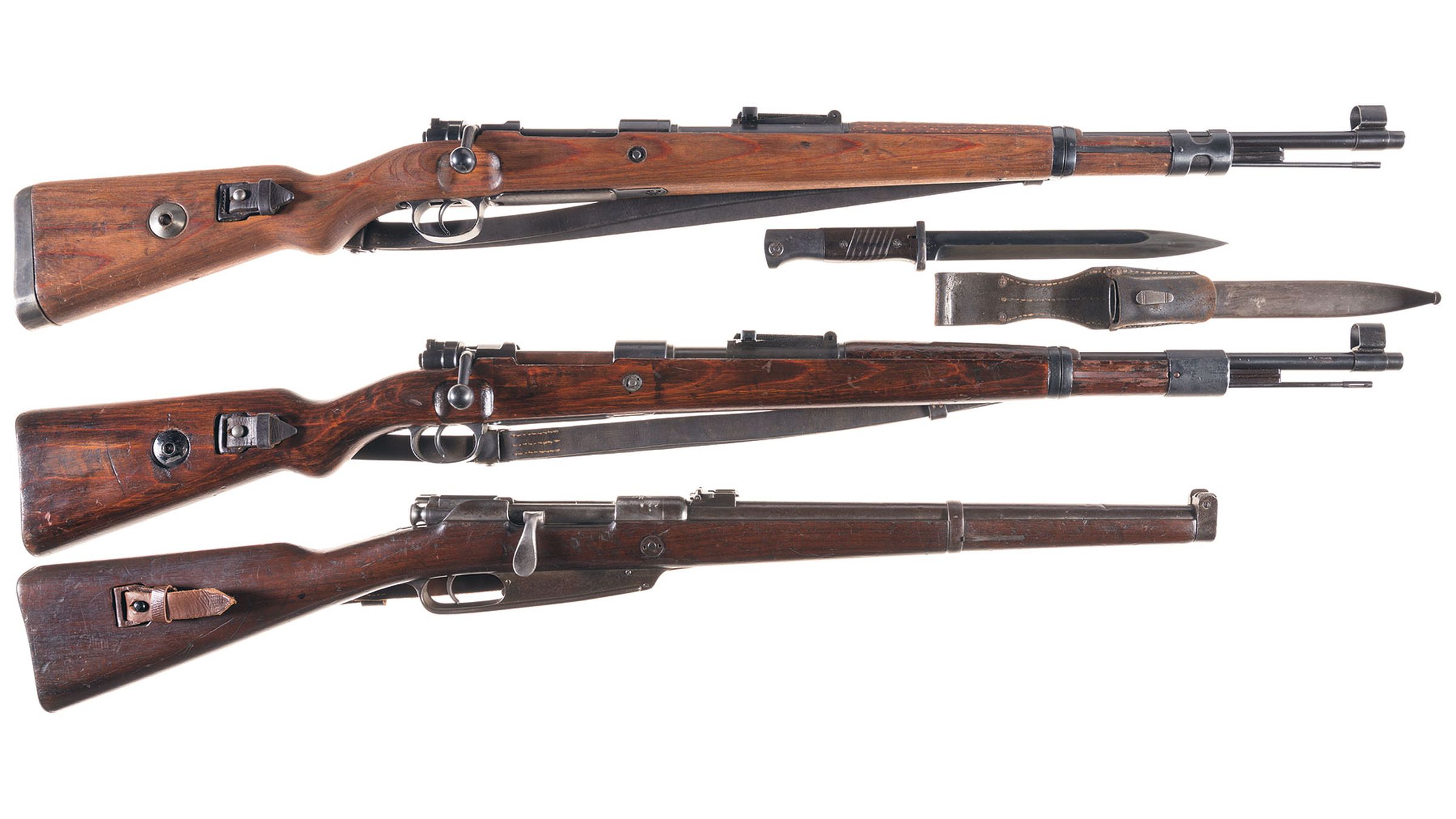 Three German Military Bolt Action Long Guns | Rock Island Auction