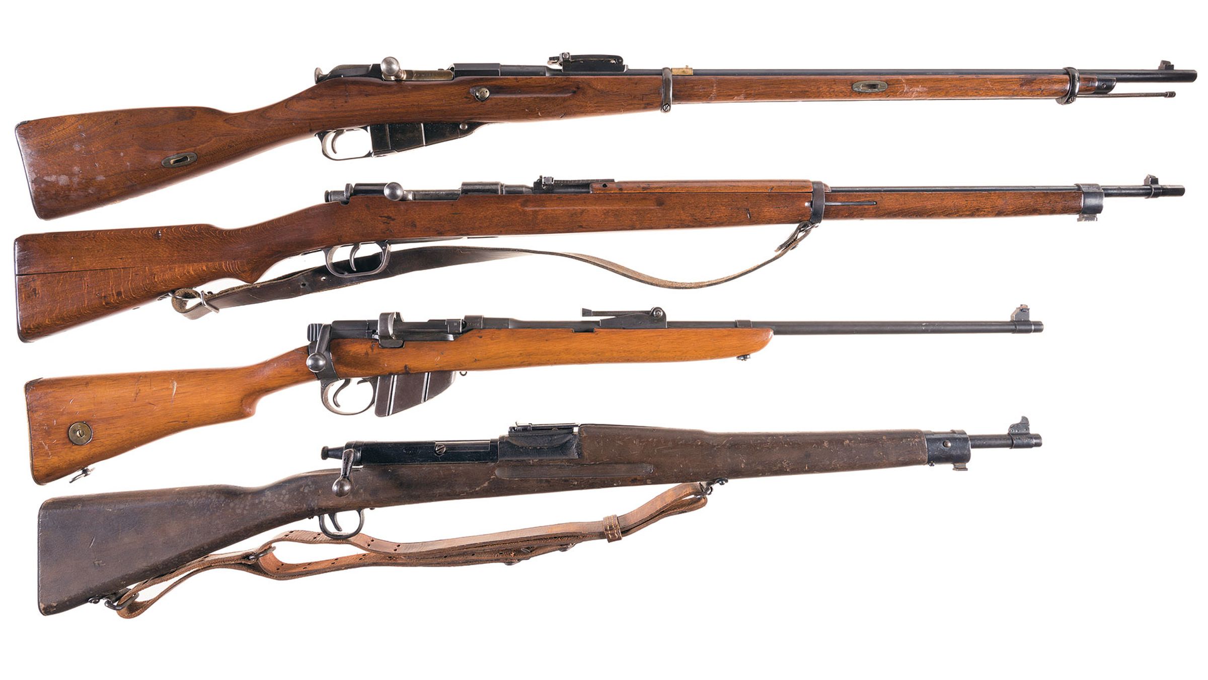 Three Bolt Action Military Rifles and One Training Device | Rock Island ...