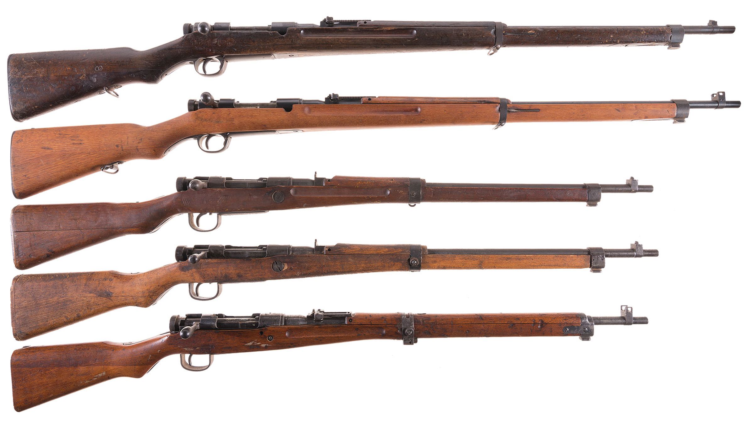 Five Japanese Military Bolt Action Rifles | Rock Island Auction