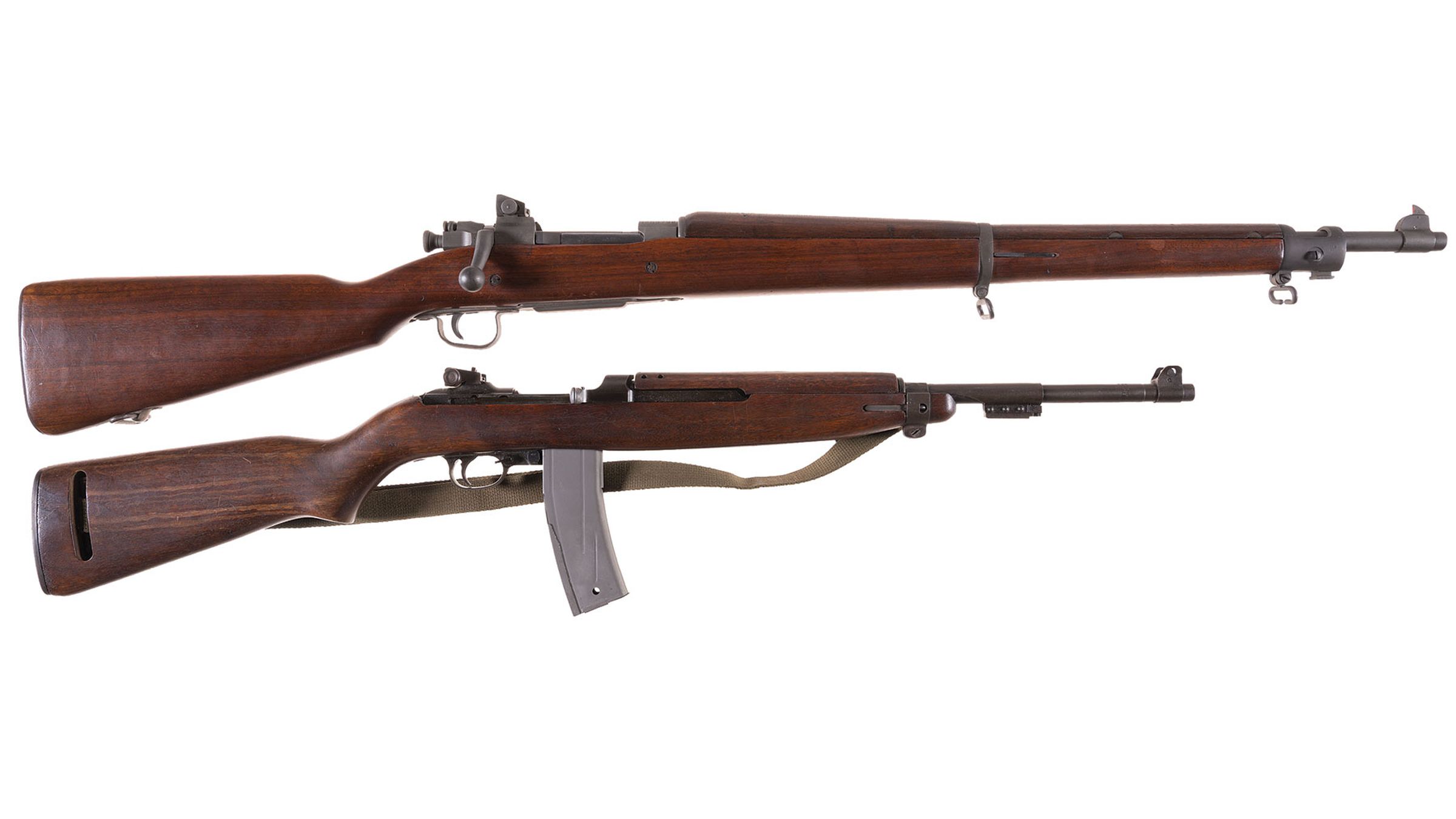 World War II Collector Lot Of Two U.S. Military Rifles | Rock Island ...