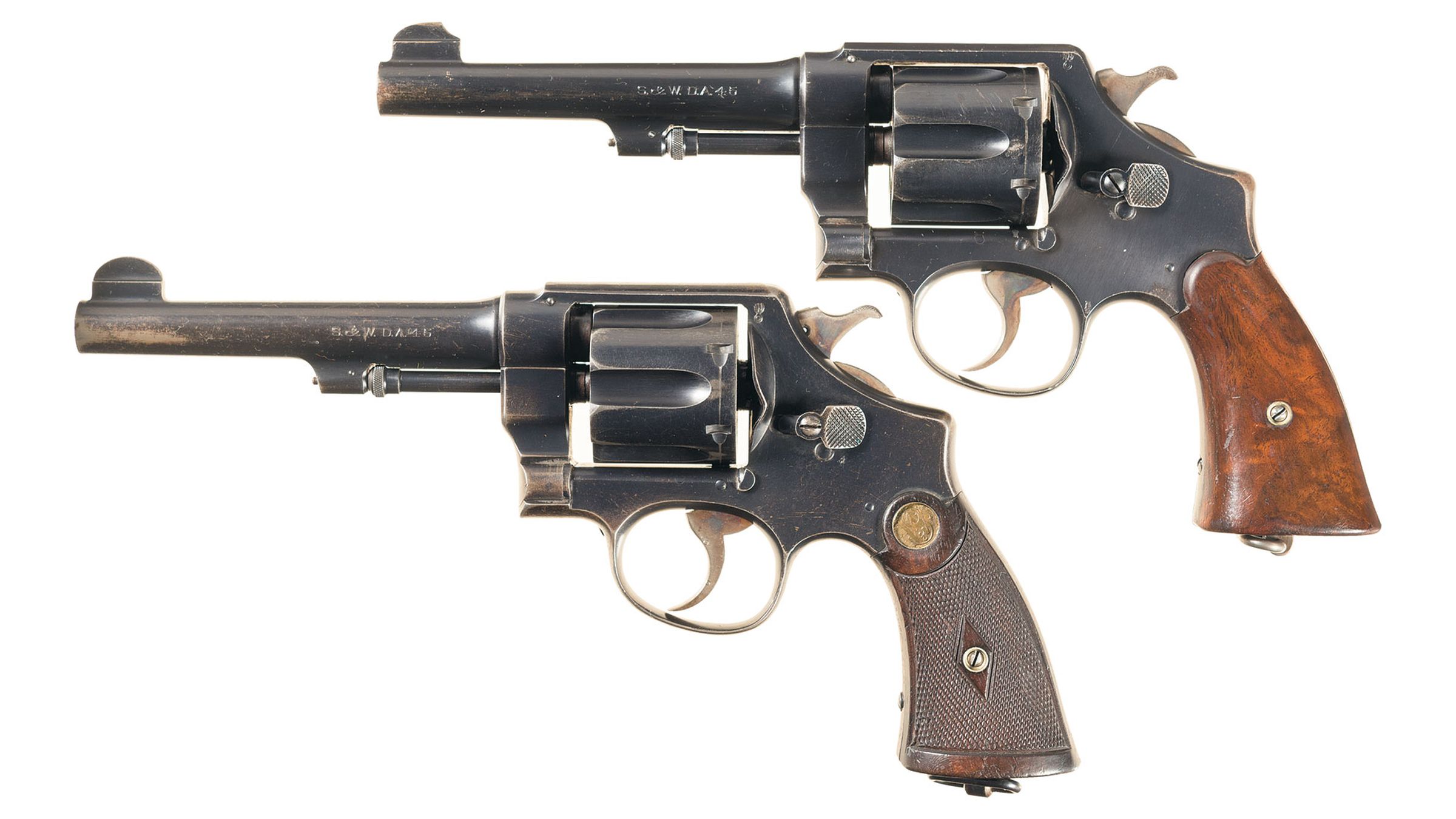 Two U.S. Army Smith & Wesson Model 1917 Double Action Revolvers | Rock ...