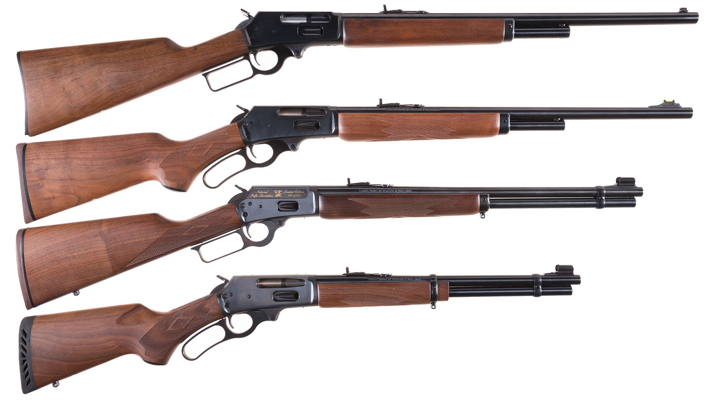 Four Marlin Lever Action Long Guns 