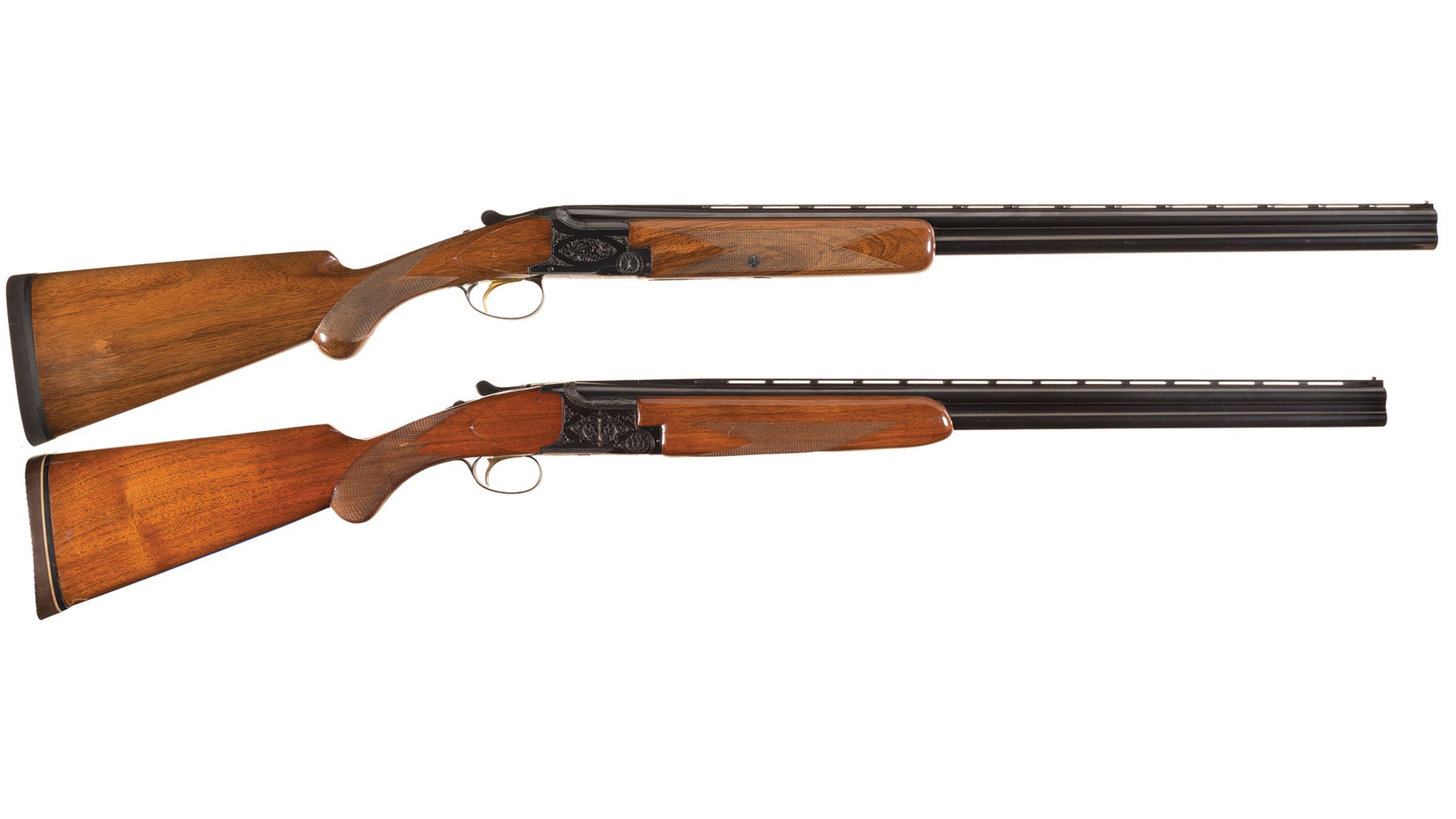 Two Engraved Over/Under Shotguns | Rock Island Auction
