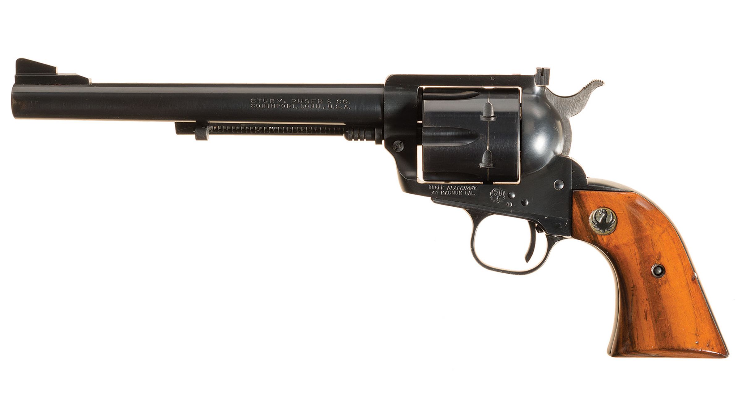 Ruger Old Model Blackhawk Flattop Single Action Revolver | Rock Island ...