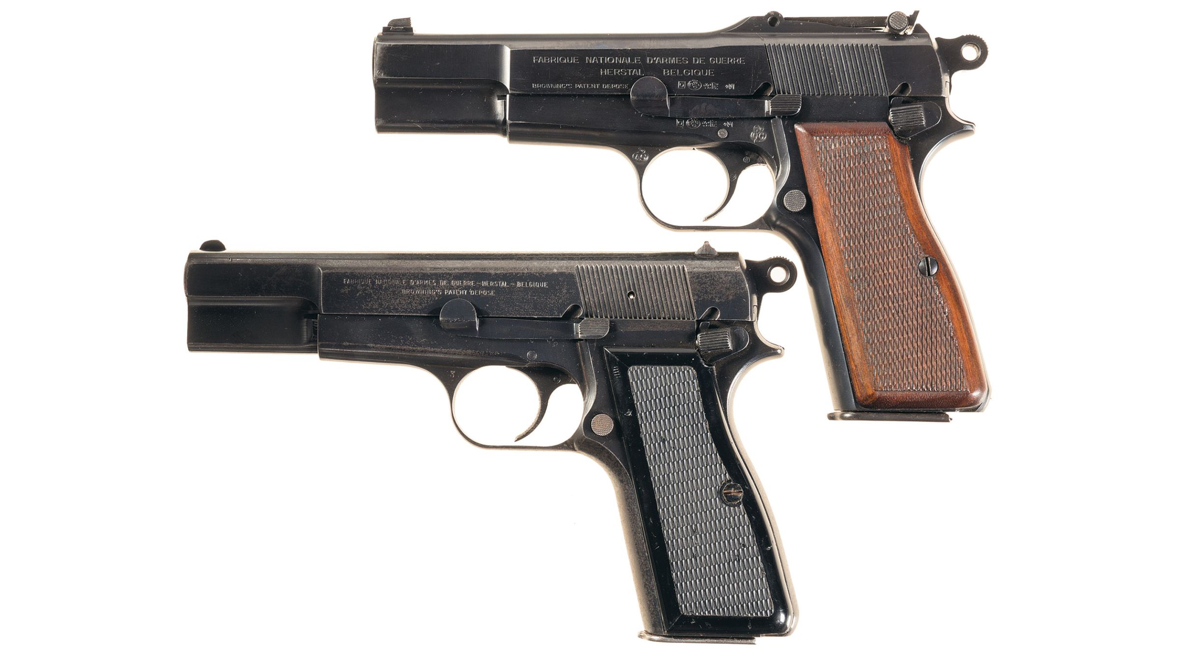 Two Fabrique Nationale Semi-Automatic Pistols | Rock Island Auction