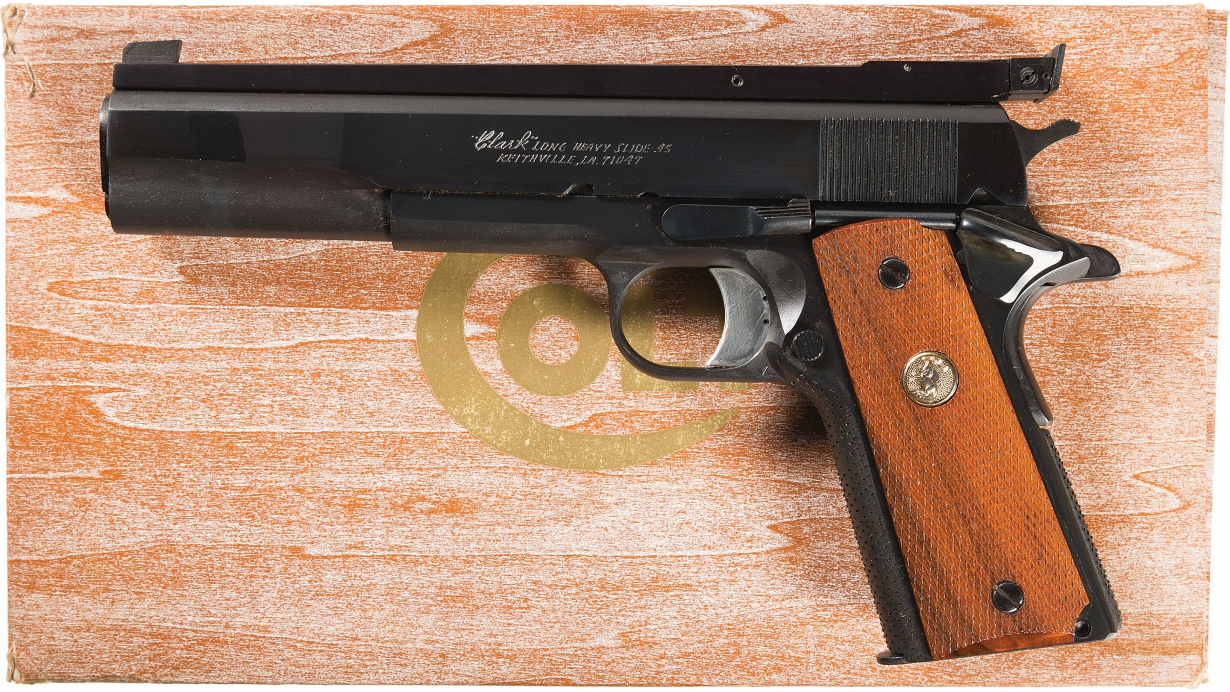 Colt Mk IV Series 70 Clark Long Heavy Slide .45 Pistol | Rock Island ...