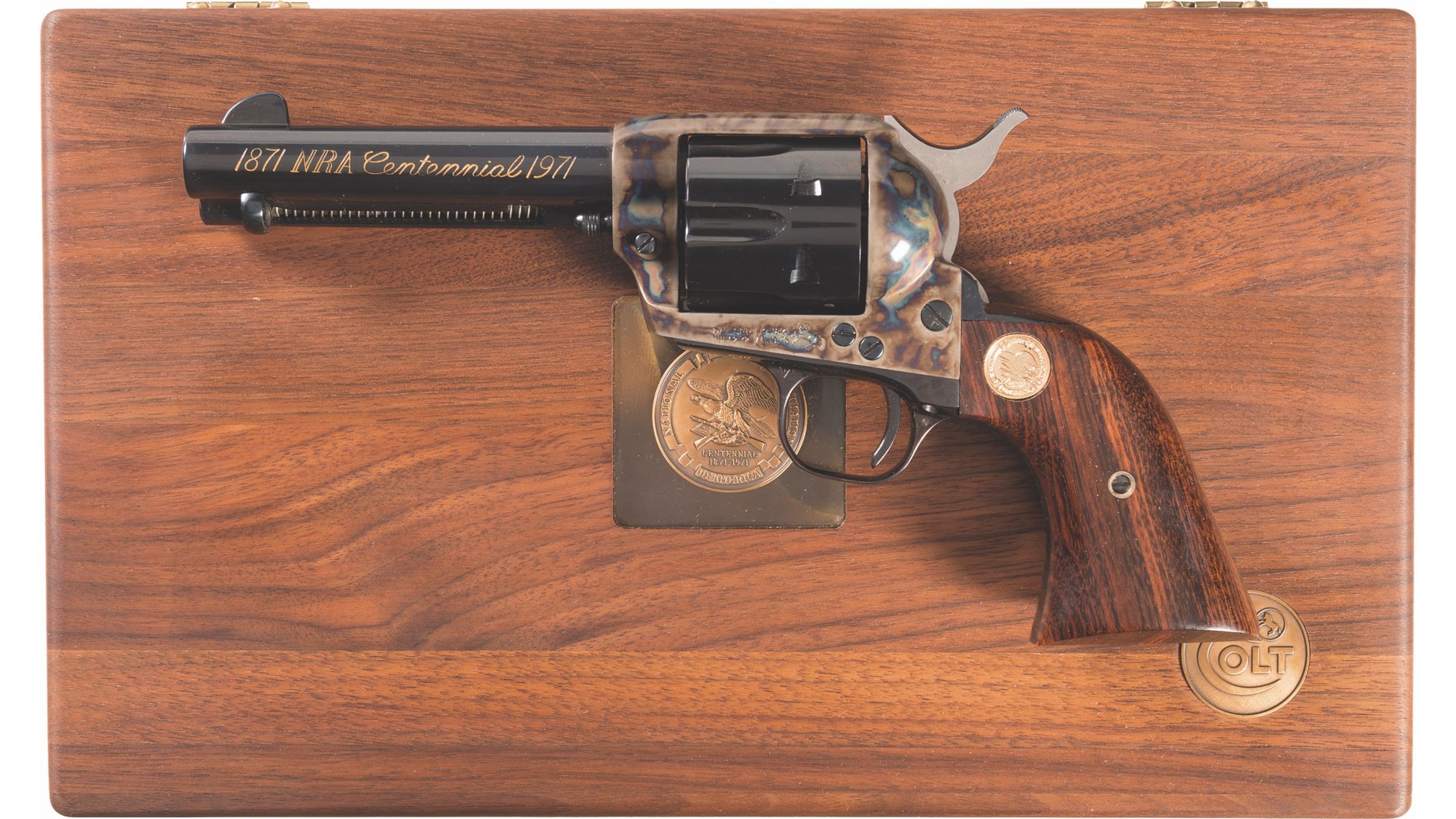 Colt Nra Centennial Commemorative Single Action Army Revolver Rock Island Auction 4326