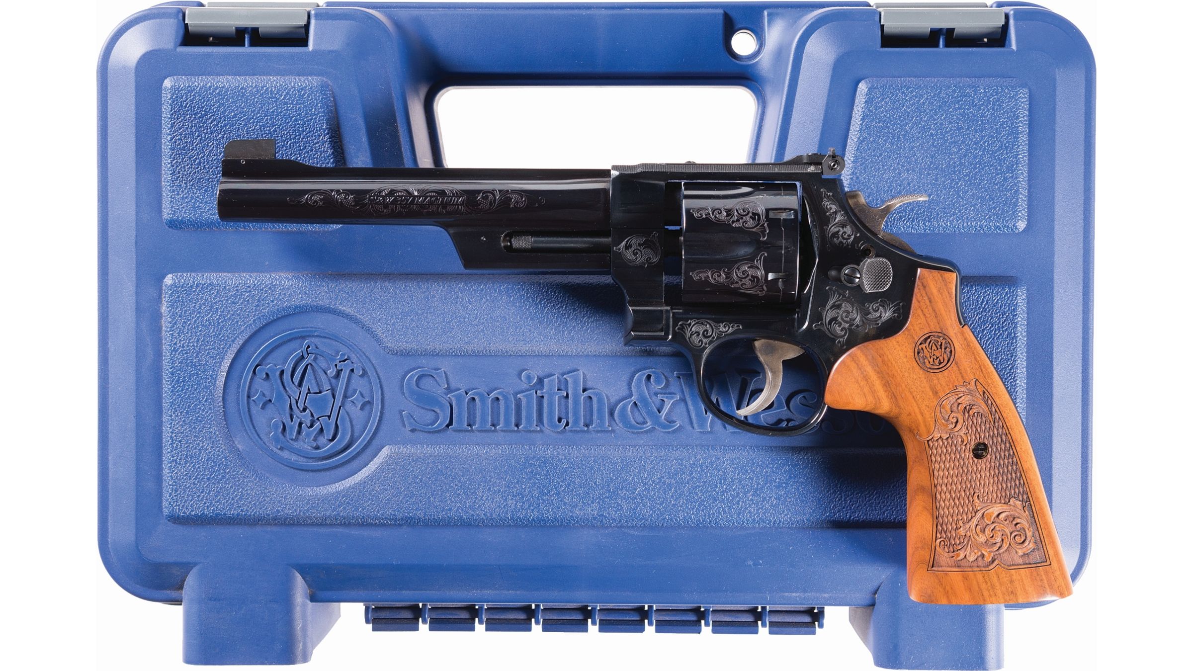 Sw 279 Cased Factory Engraved S&W Model 27-9 75th Anniversary Revolver | Rock ...