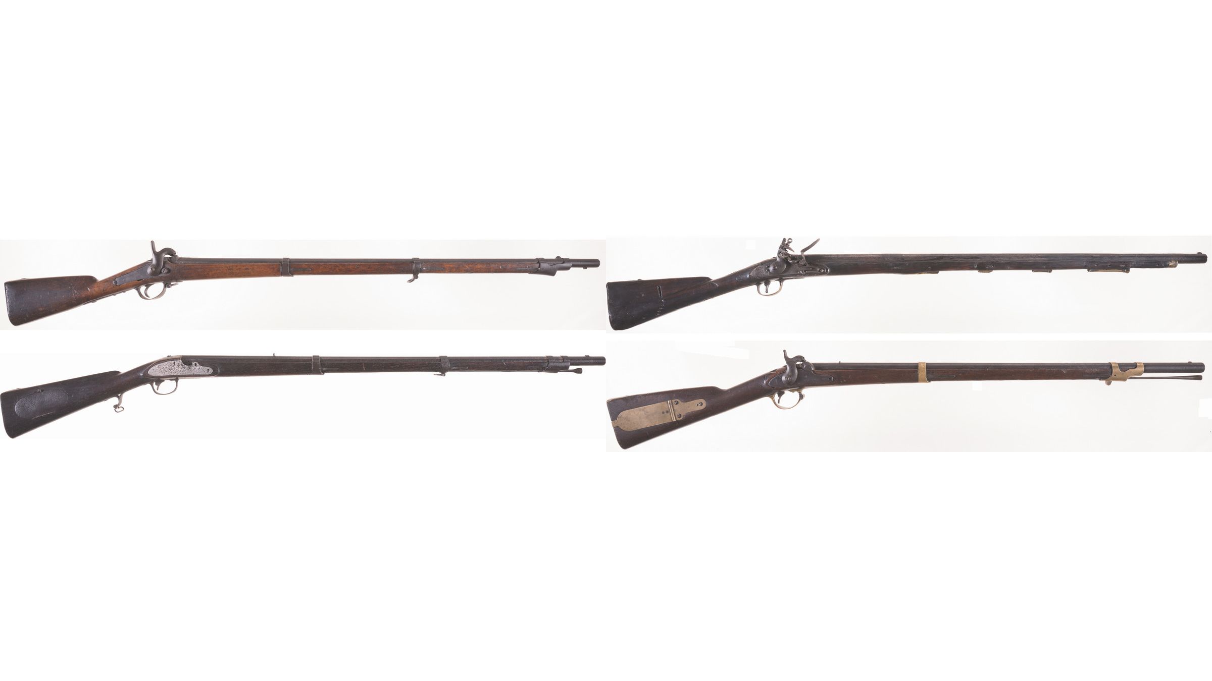 Four Antique Military Long Guns Rock Island Auction