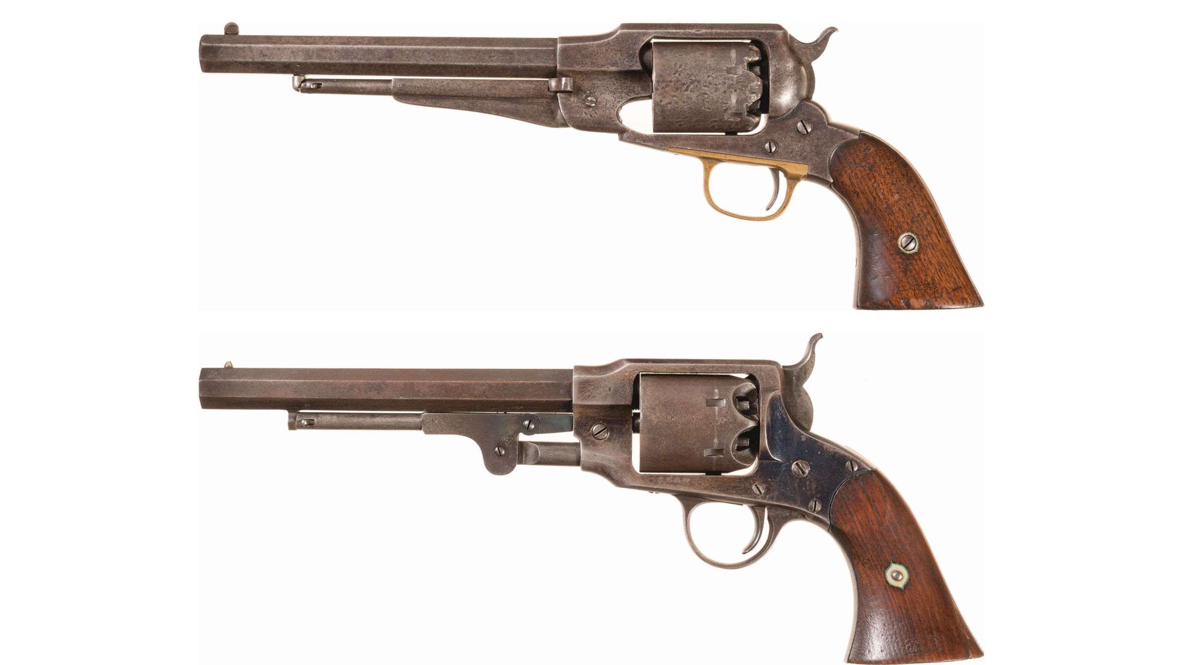 Two Civil War Era U.S. Contract Percussion Revolvers | Rock Island Auction