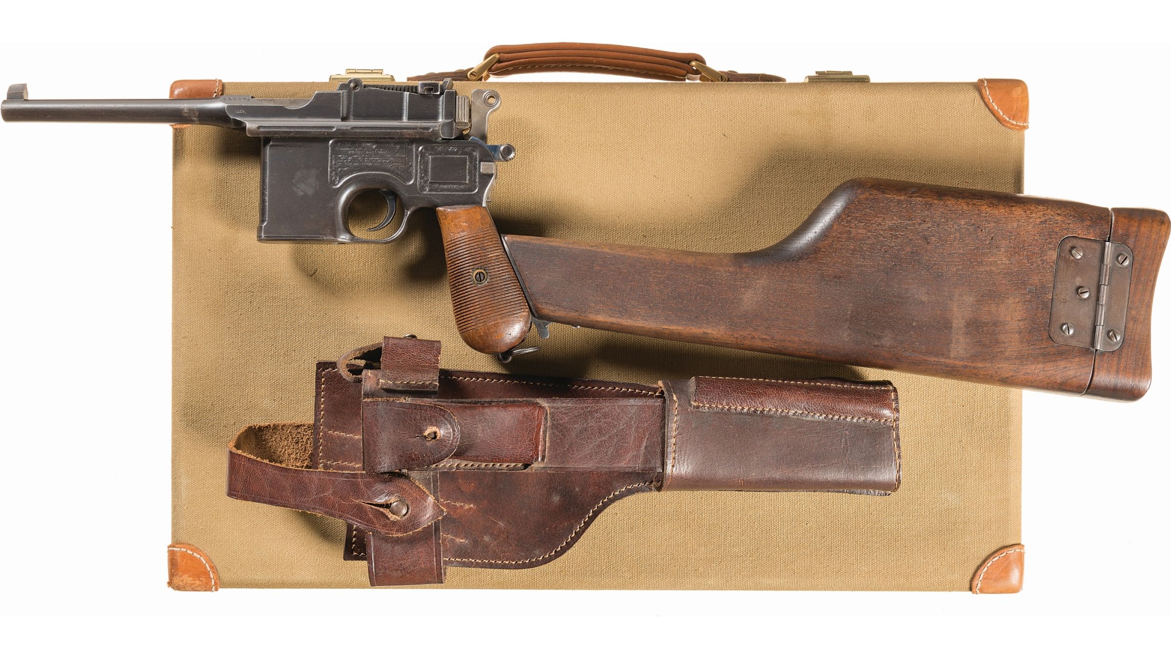 Military Mauser Broomhandle with Case and Accessories Rock Island Auction