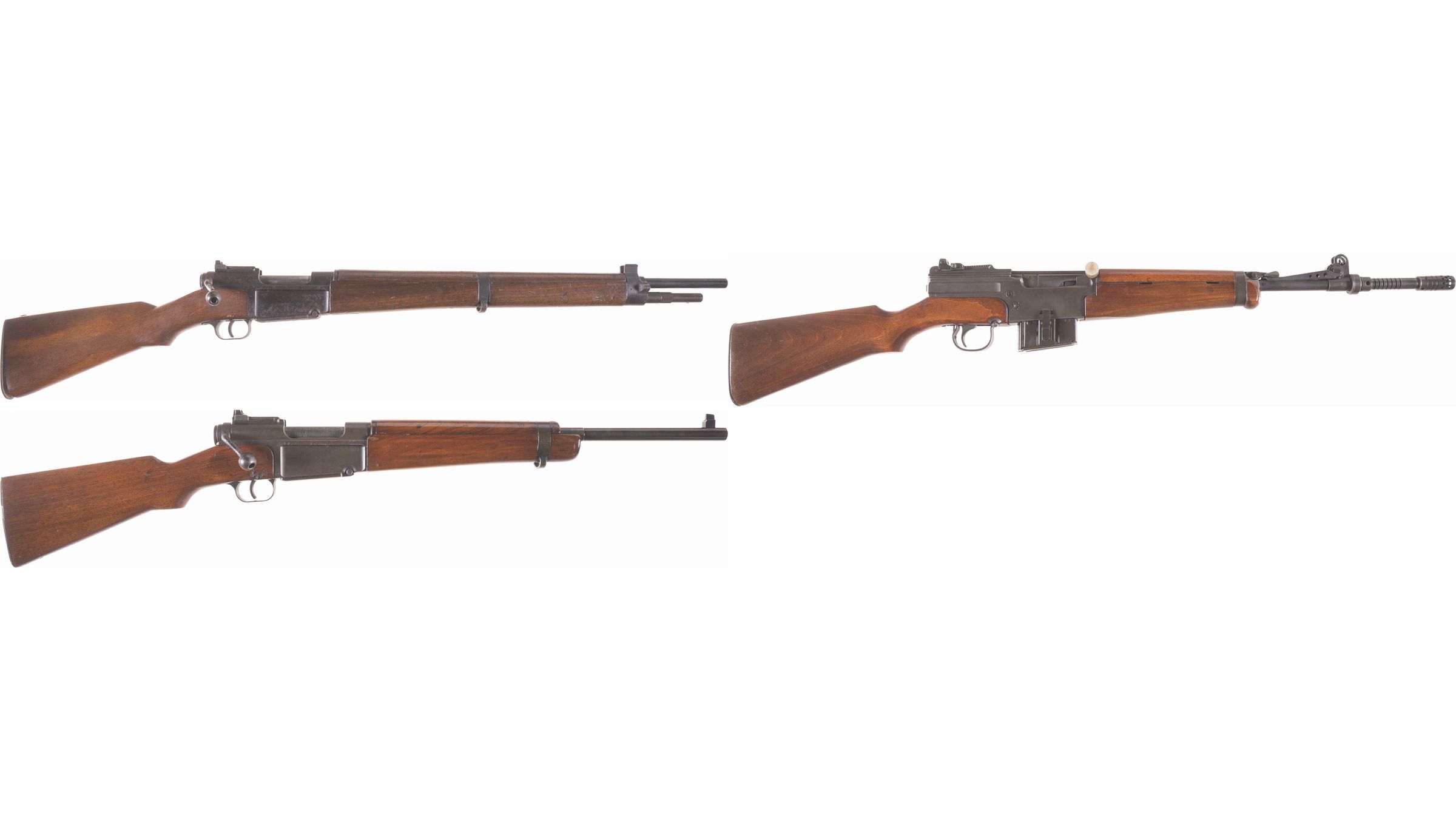 Three French Military Rifles 