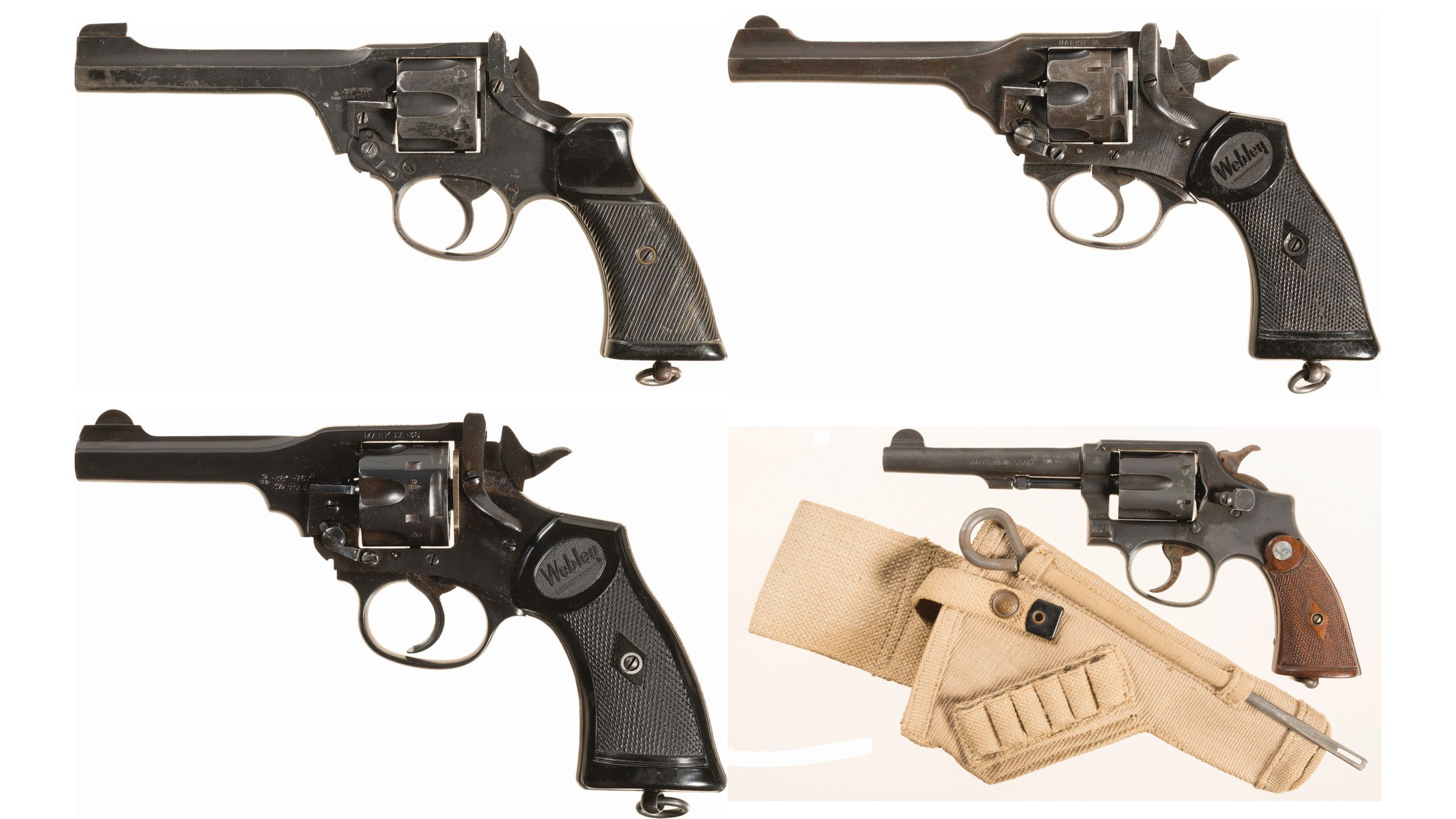 Four Double Action Revolvers | Rock Island Auction