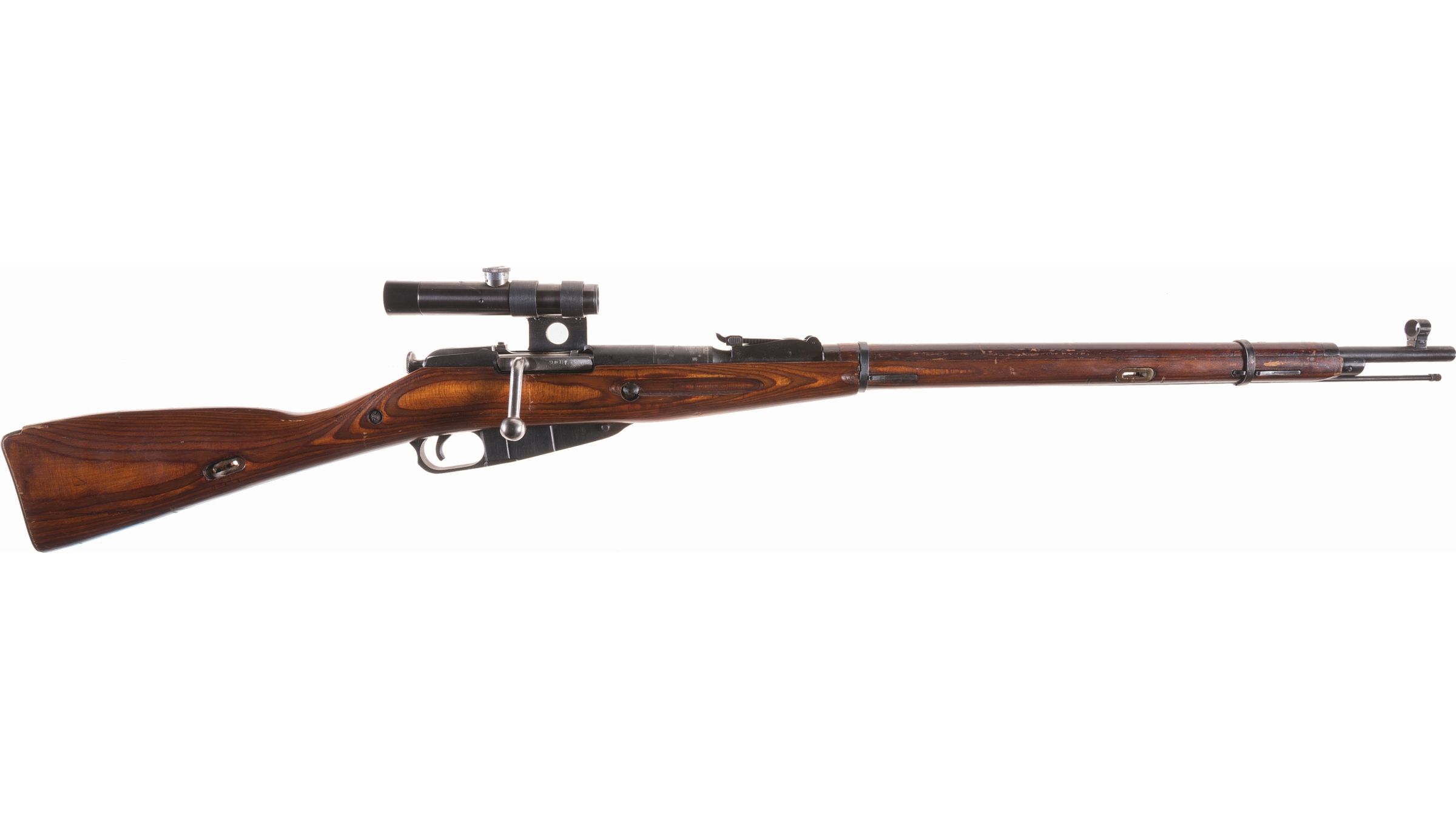 Soviet Mosin Nagant M91 30 Bolt Action Sniper Style Rifle