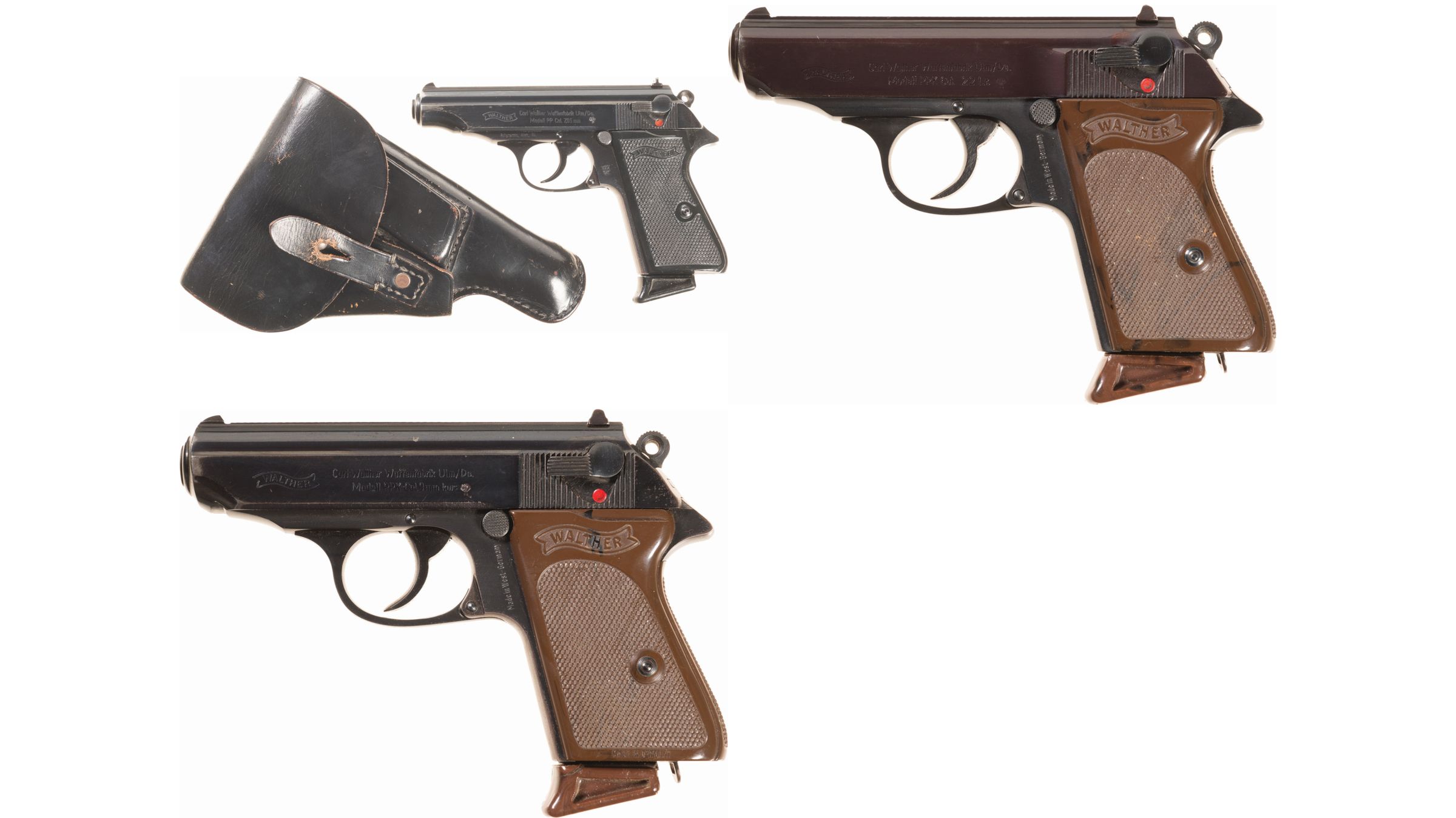 Three Walther Semi-Automatic Pistols | Rock Island Auction