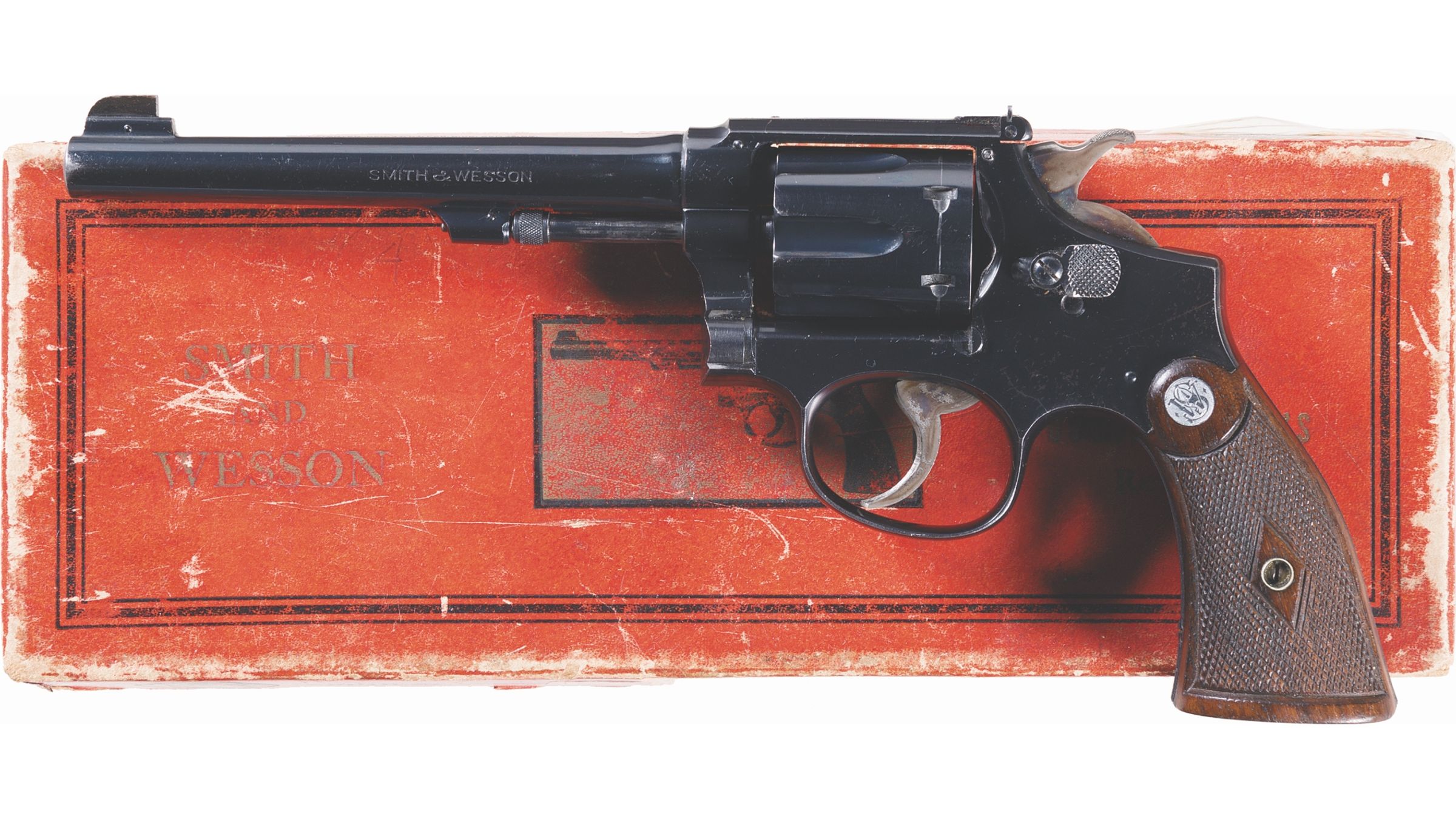 Hickok45 Smith & Wesson K22 Outdoorsman Revolver with Box Rock