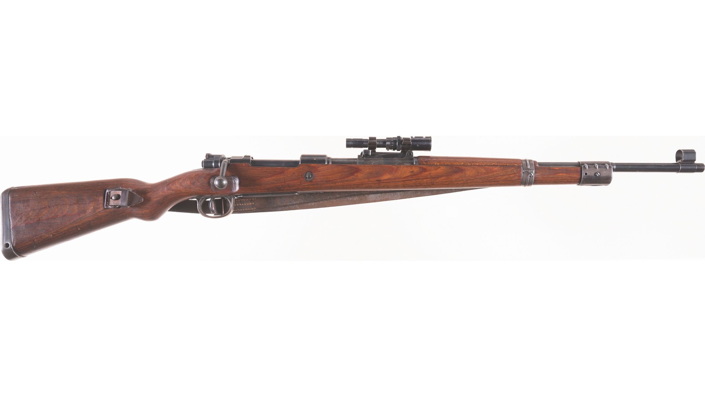 Mauser Svwmb Code Model 98k Sniper Rifle With Scopes Rock Island Auction 9583