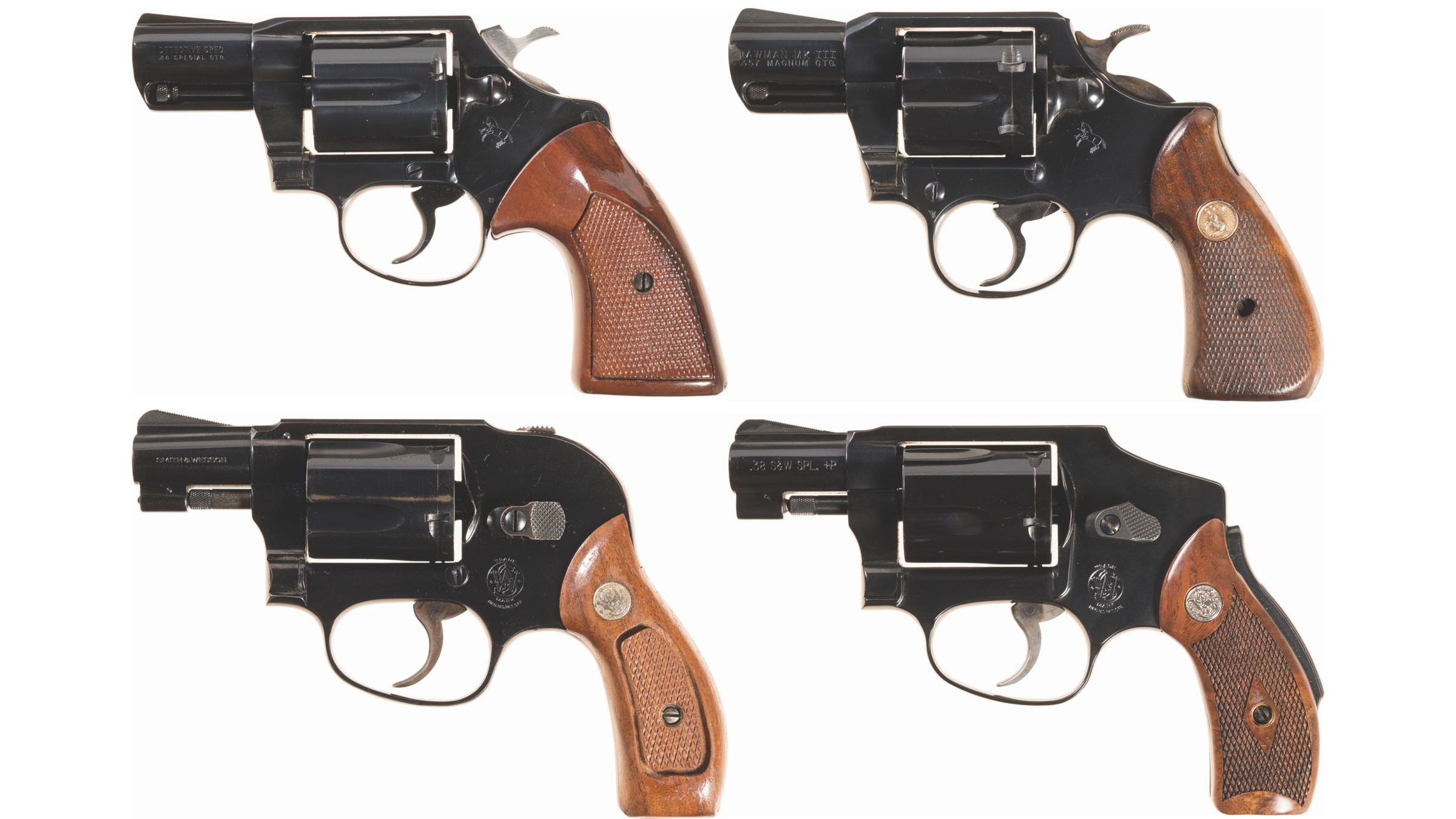 Four Double Action Revolvers | Rock Island Auction