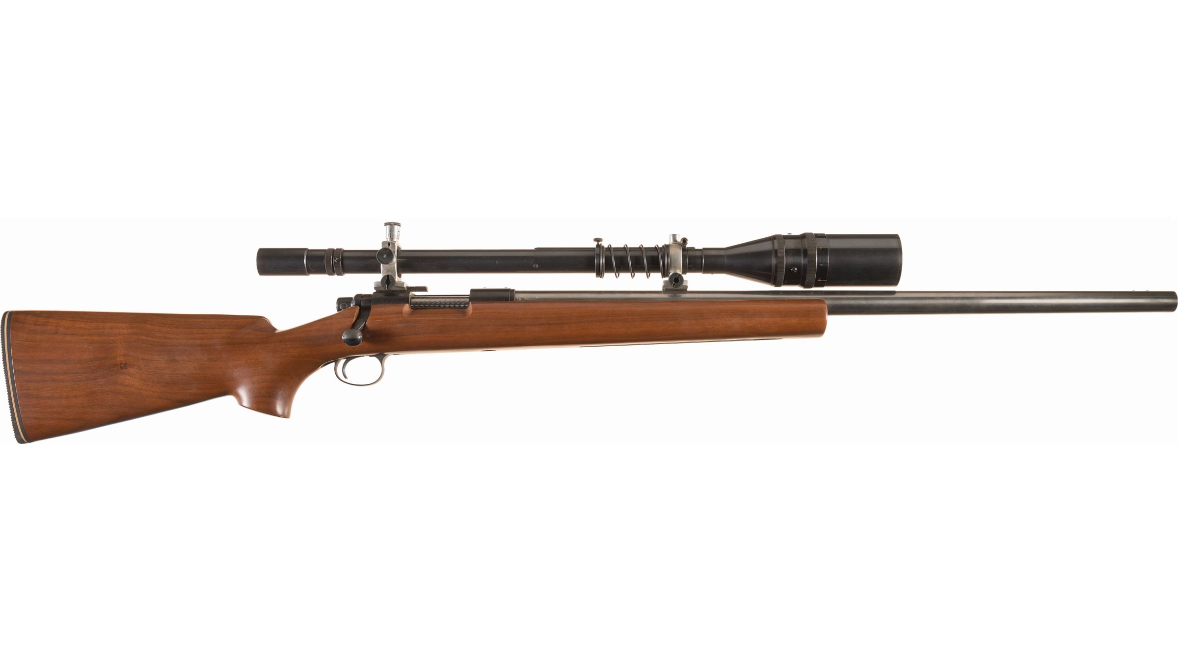 Remington Model 40XBH2 Bolt Action Rifle with Scope and Box Rock