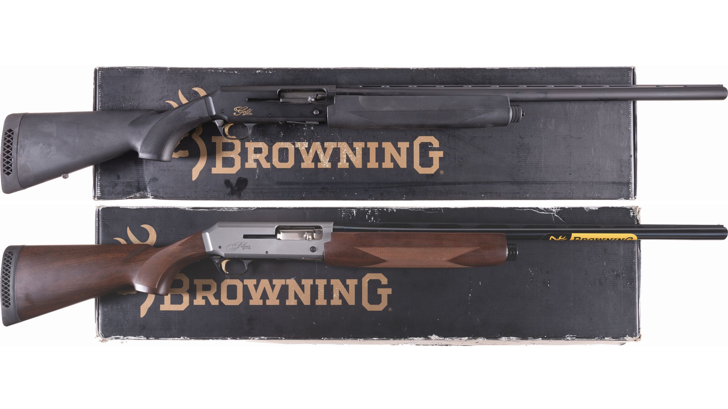 Two Boxed Browning Semi-Automatic Shotguns | Rock Island Auction