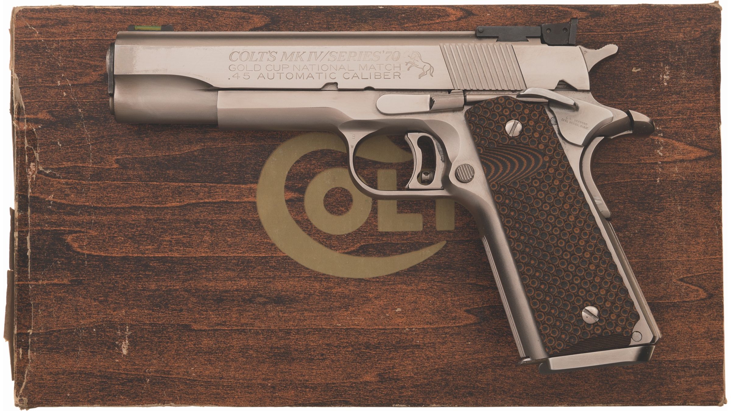 Colt Mk IV Series 70 Gold Cup National Match Pistol with Box