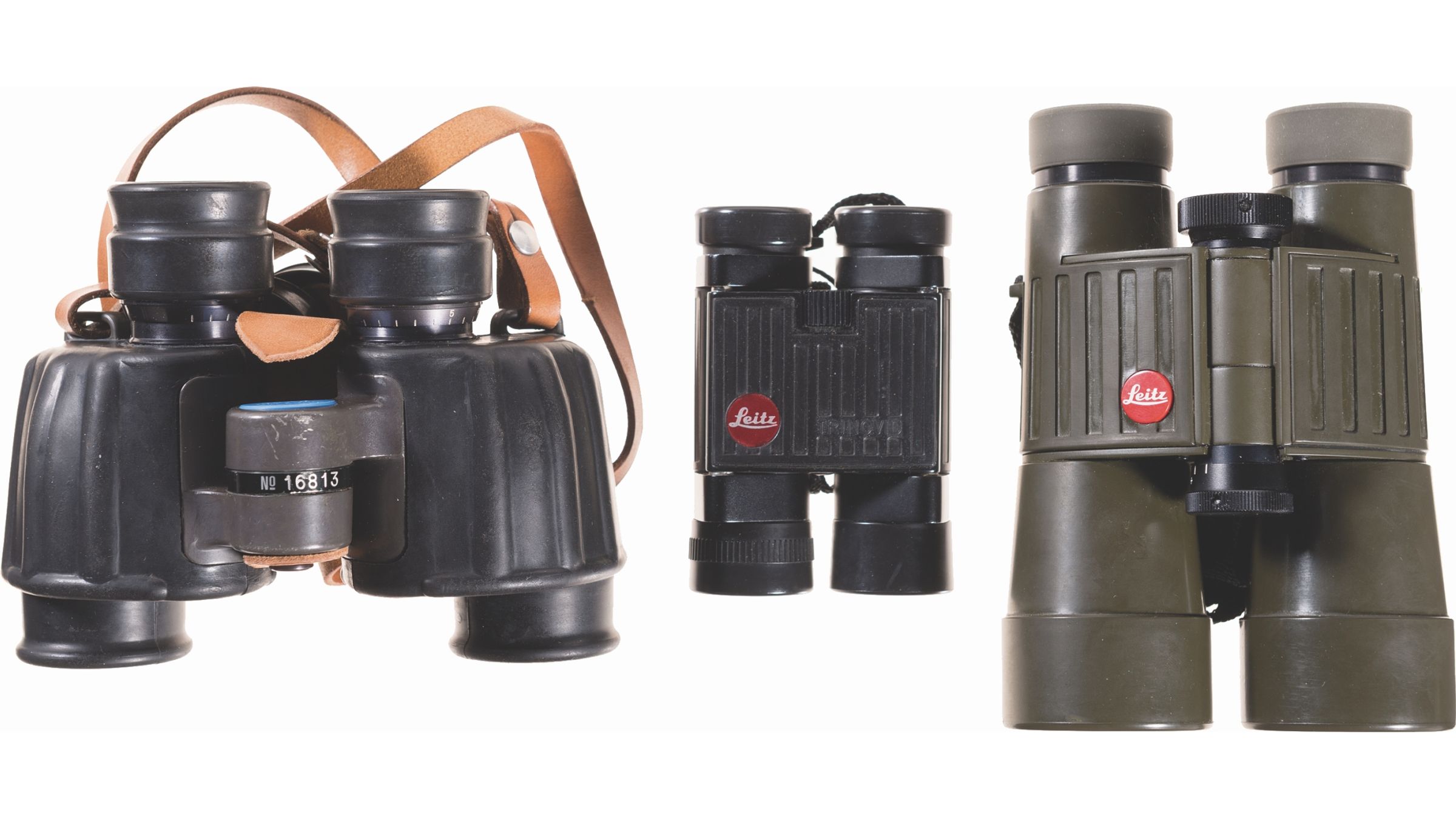 Three Pairs of European Binoculars Rock Island Auction