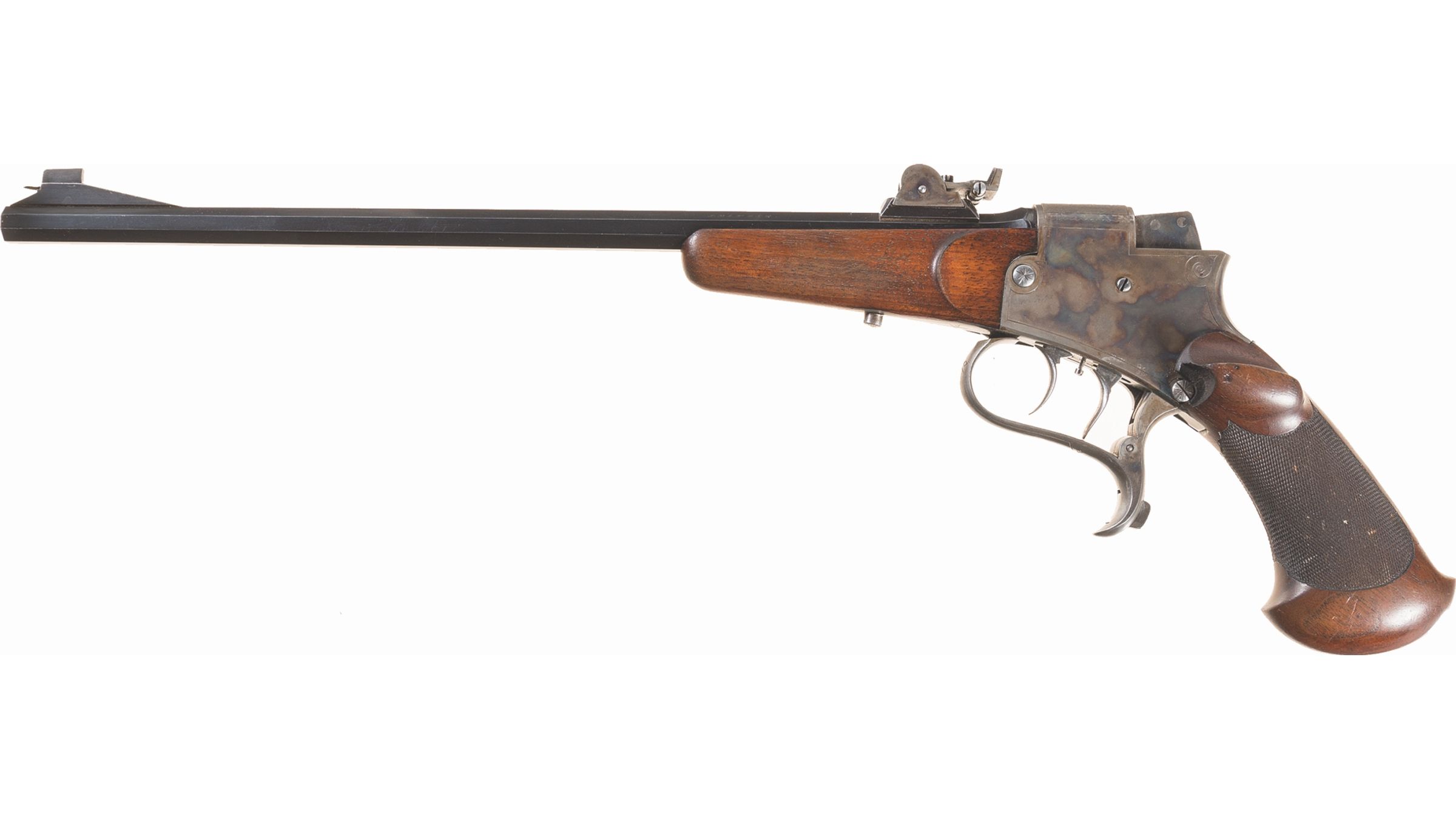 Karl Kormes Falling Block Target Pistol | Rock Island Auction