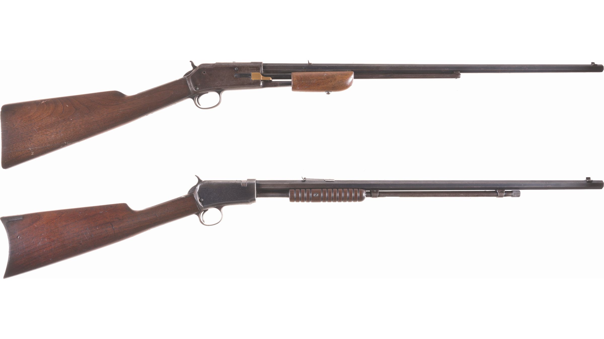 Two Slide Action Rifles | Rock Island Auction