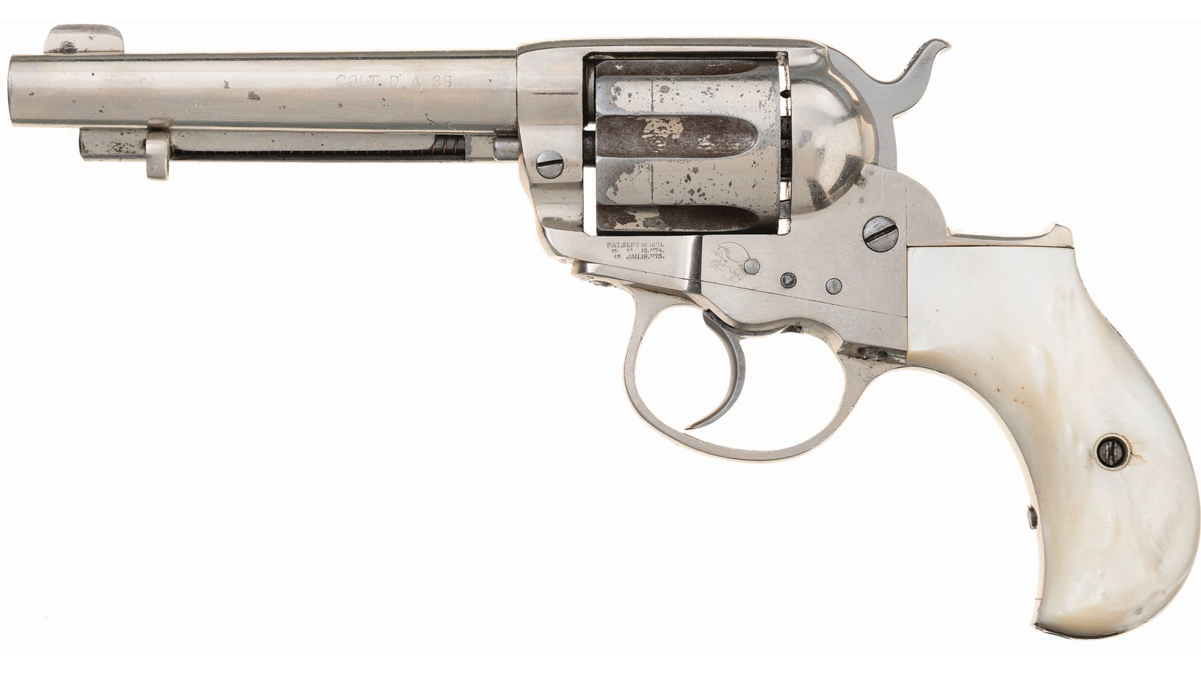 Colt Model 1877 Lightning Revolver With Factory Letter Rock Island Auction 6006