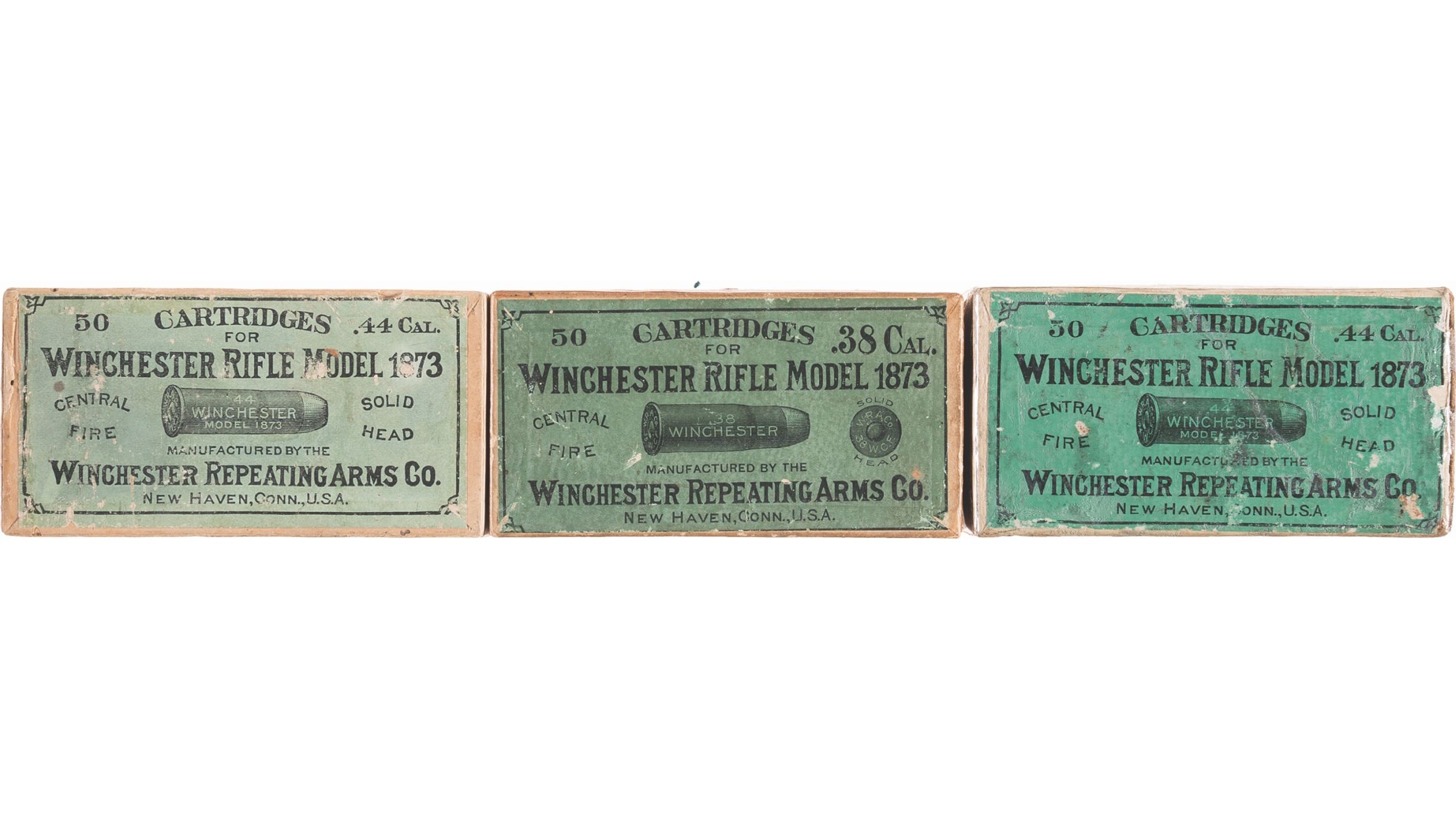 Three Boxes Of Winchester Repeating Arms Co Cartridges Rock Island Auction