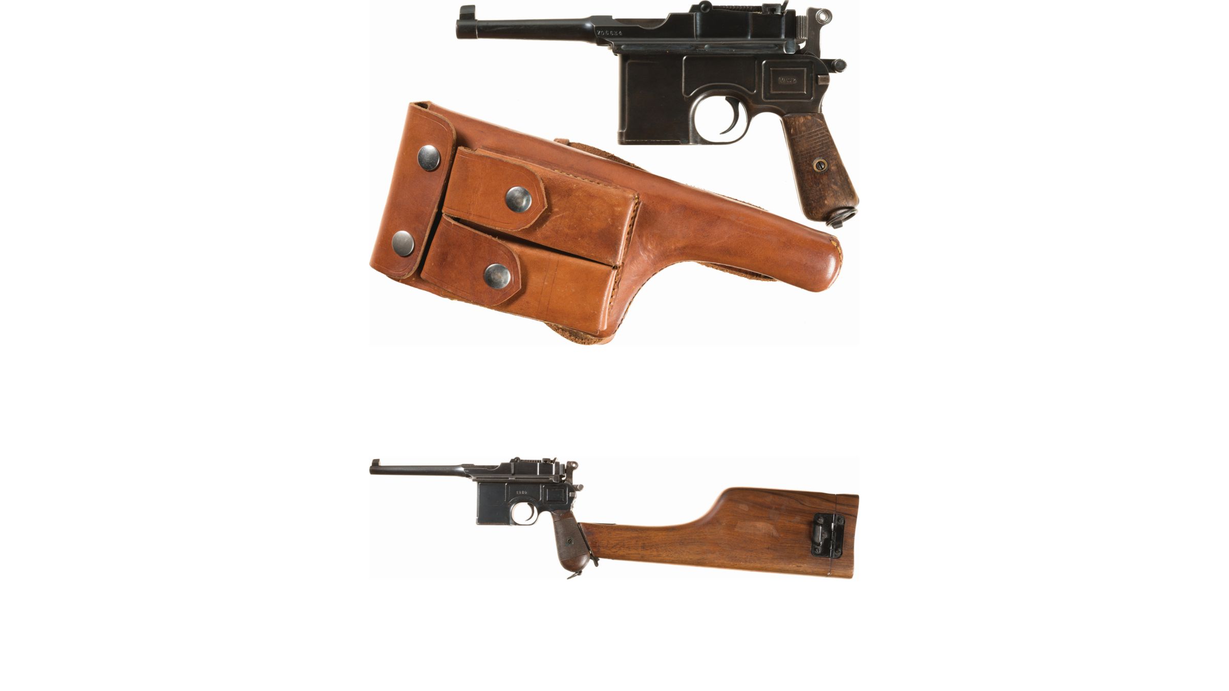 Two Mauser Broomhandle Pistols Rock Island Auction