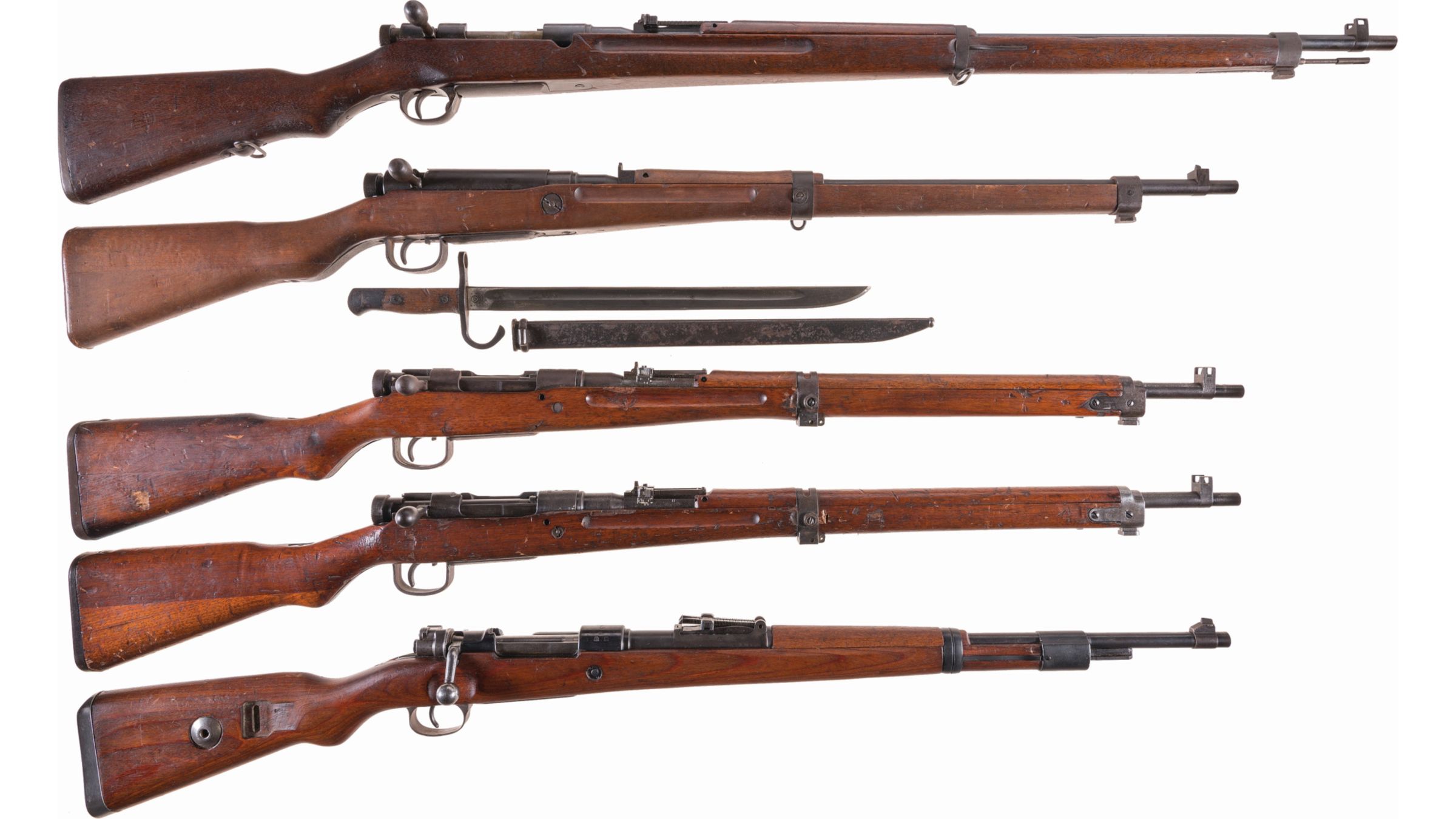 Five Military Bolt Action Rifles | Rock Island Auction