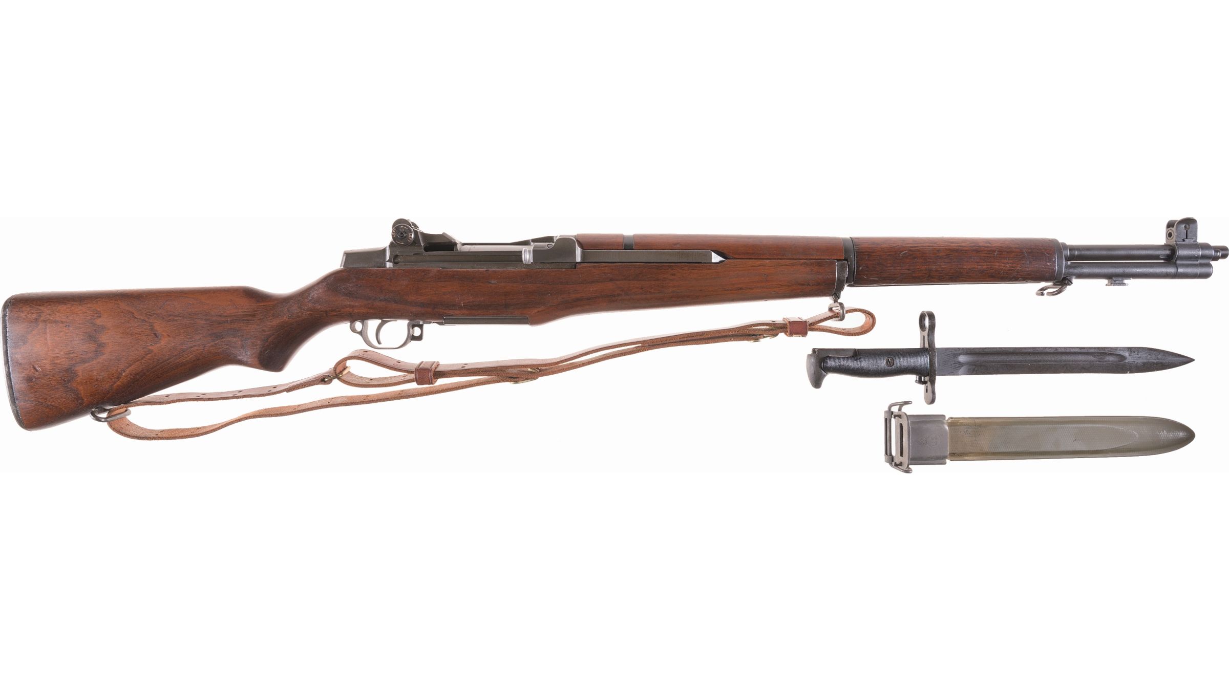 U.S. World War II Springfield Armory M1 Garand with Bayonet | Rock ...