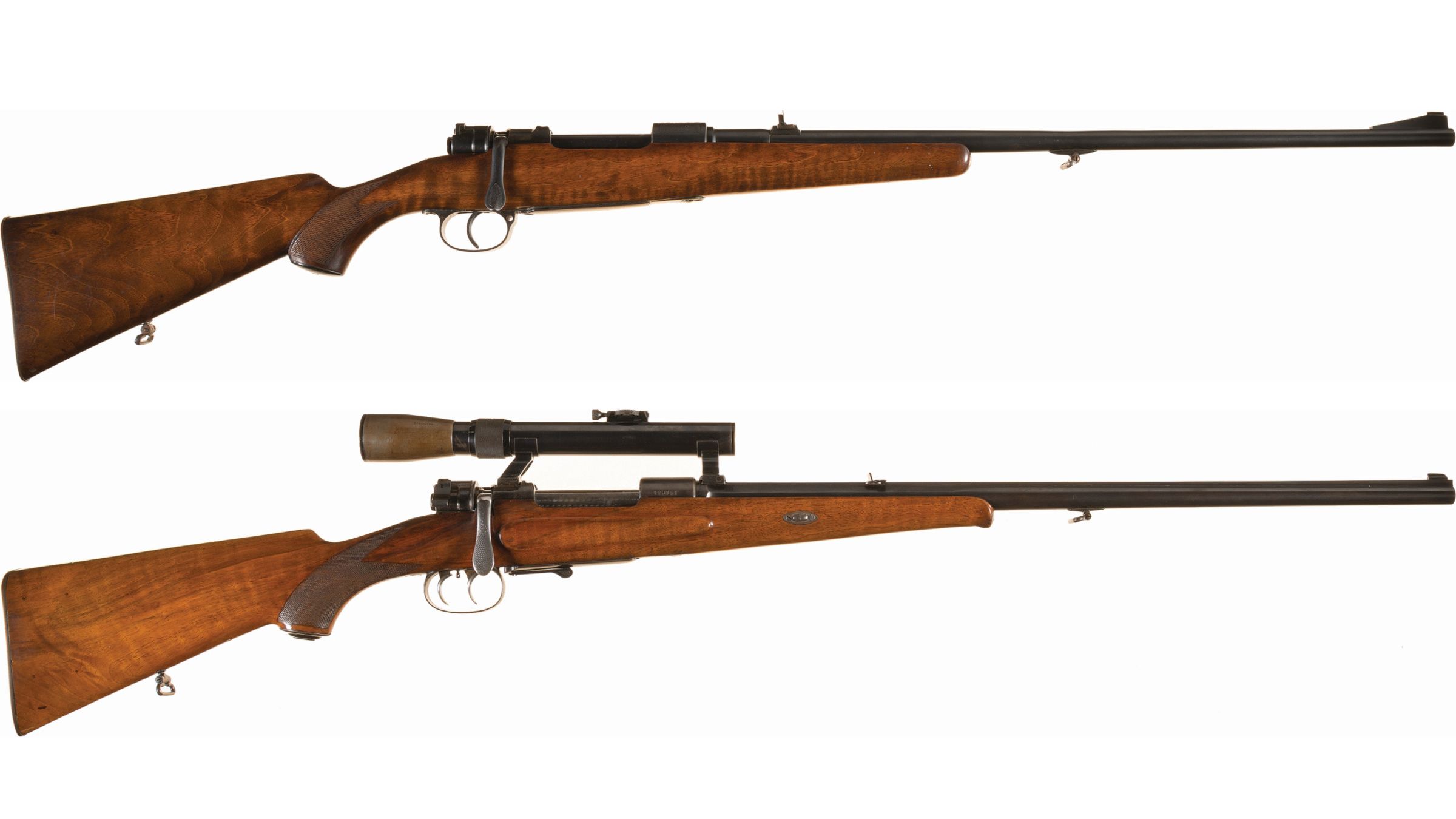 Two Bolt Action Sporting Rifles Rock Island Auction