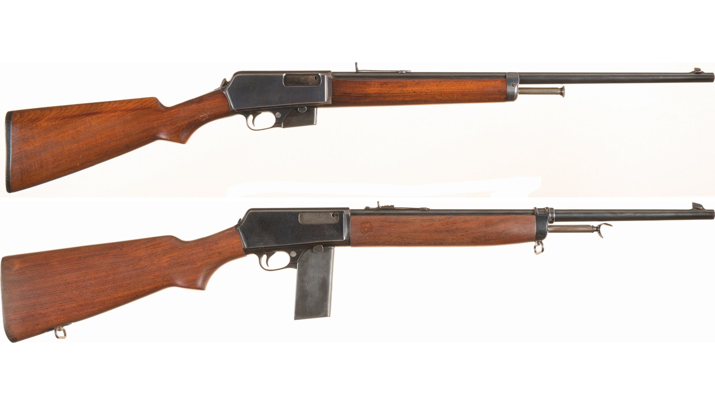 Two Winchester SemiAutomatic Rifles Rock Island Auction