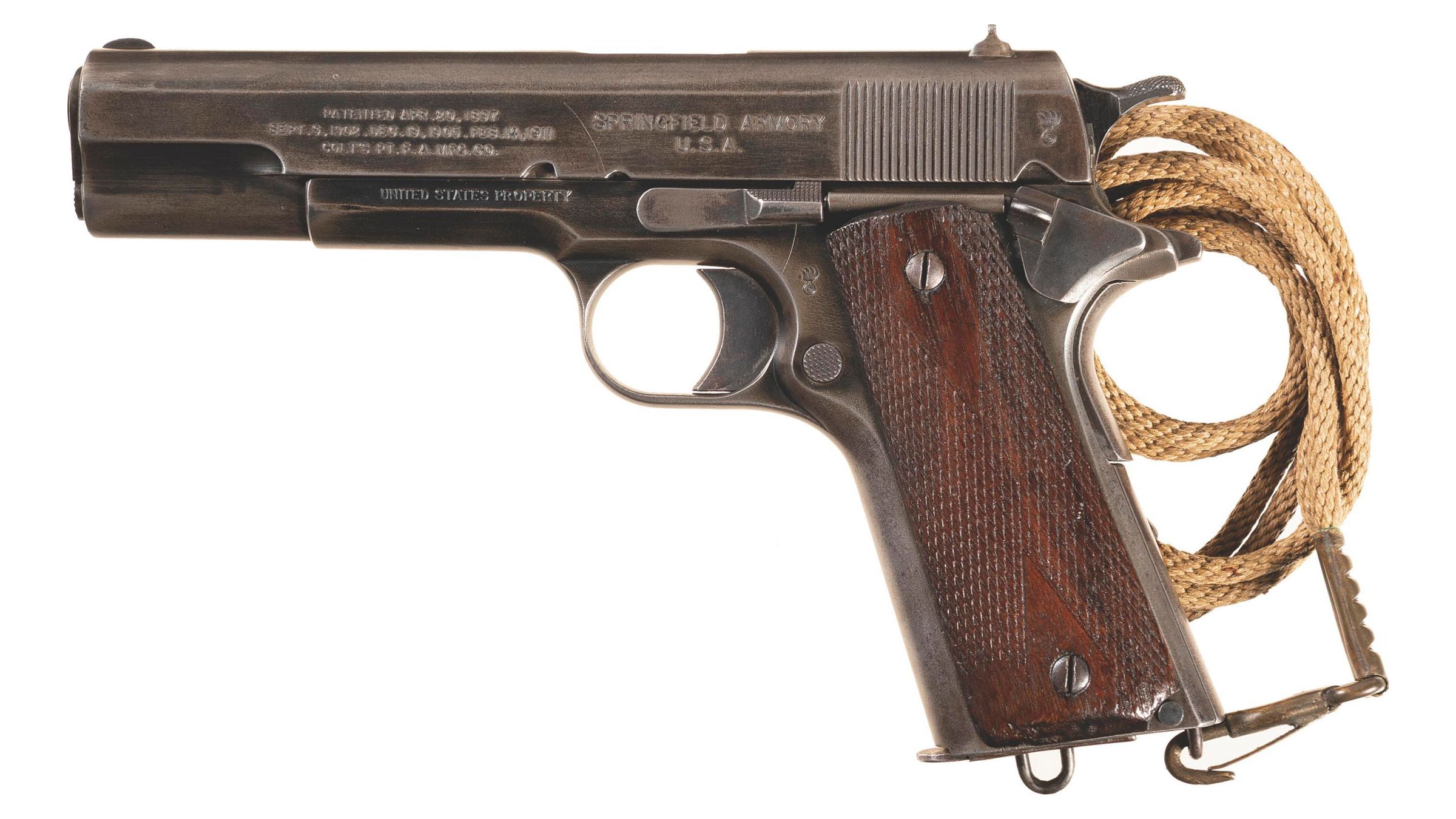 U S Springfield Armory Model 1911 Semi Automatic Pistol Rock Island 