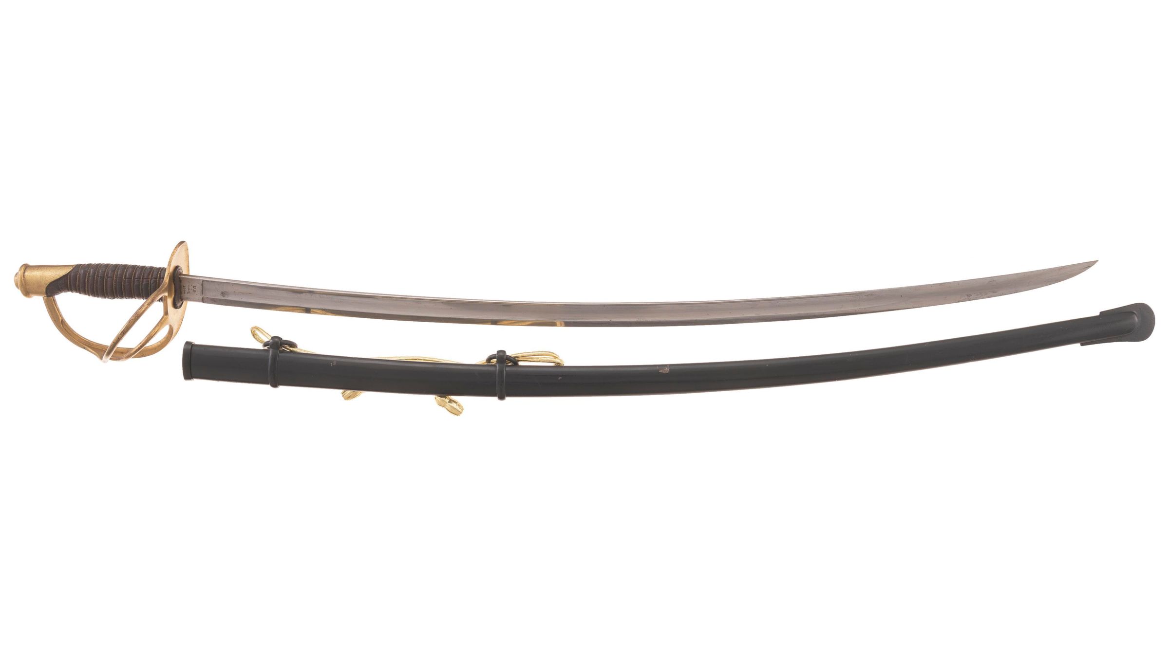 Two Civil War Era U.S. Cavalry Sabers with Scabbards | Rock Island Auction