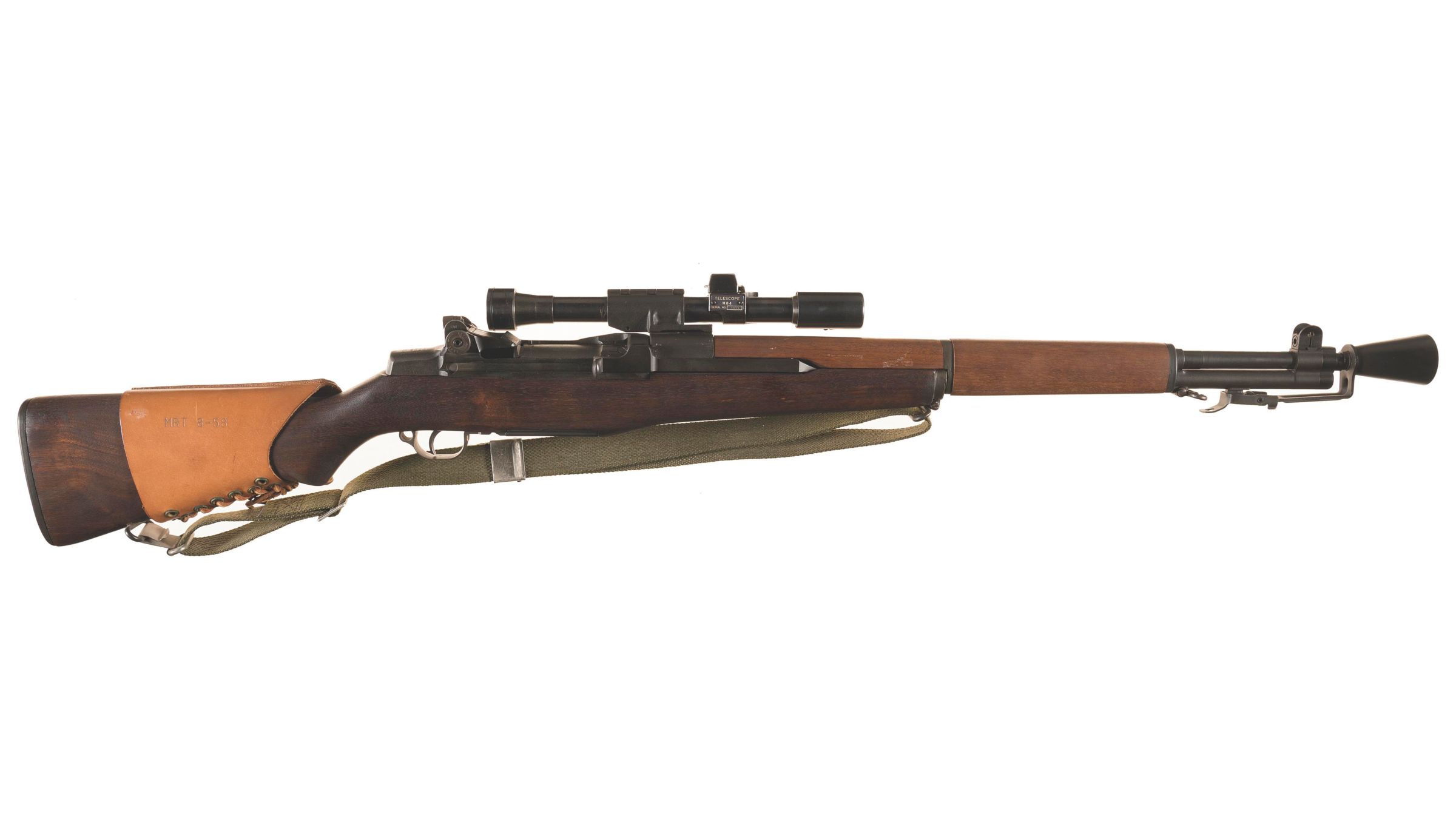 U.S. Springfield M1D Semi-Automatic Sniper Rifle with M84 