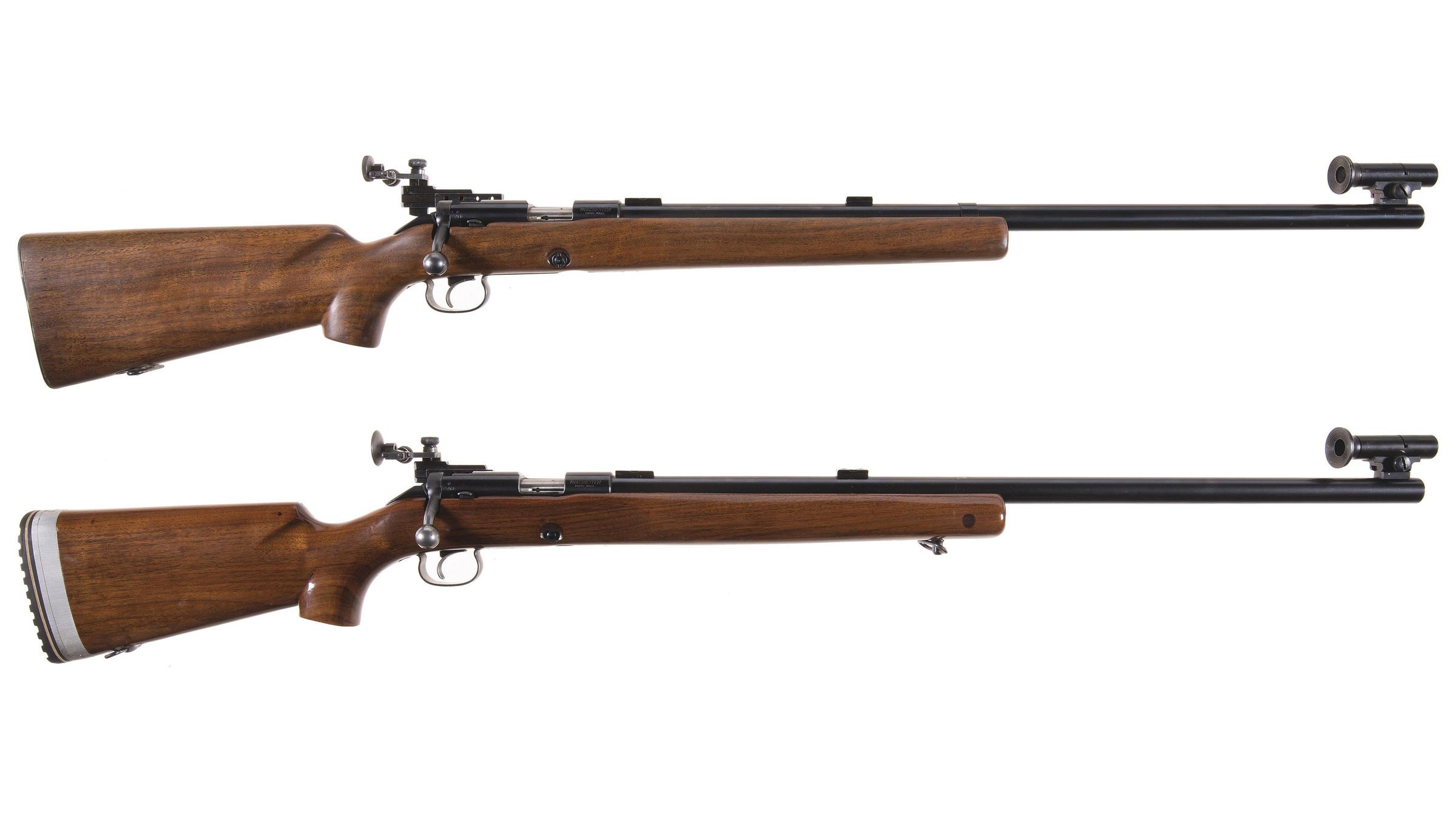 Two U.S. Property Marked Winchester Model 52 Bolt Action Rifles Rock