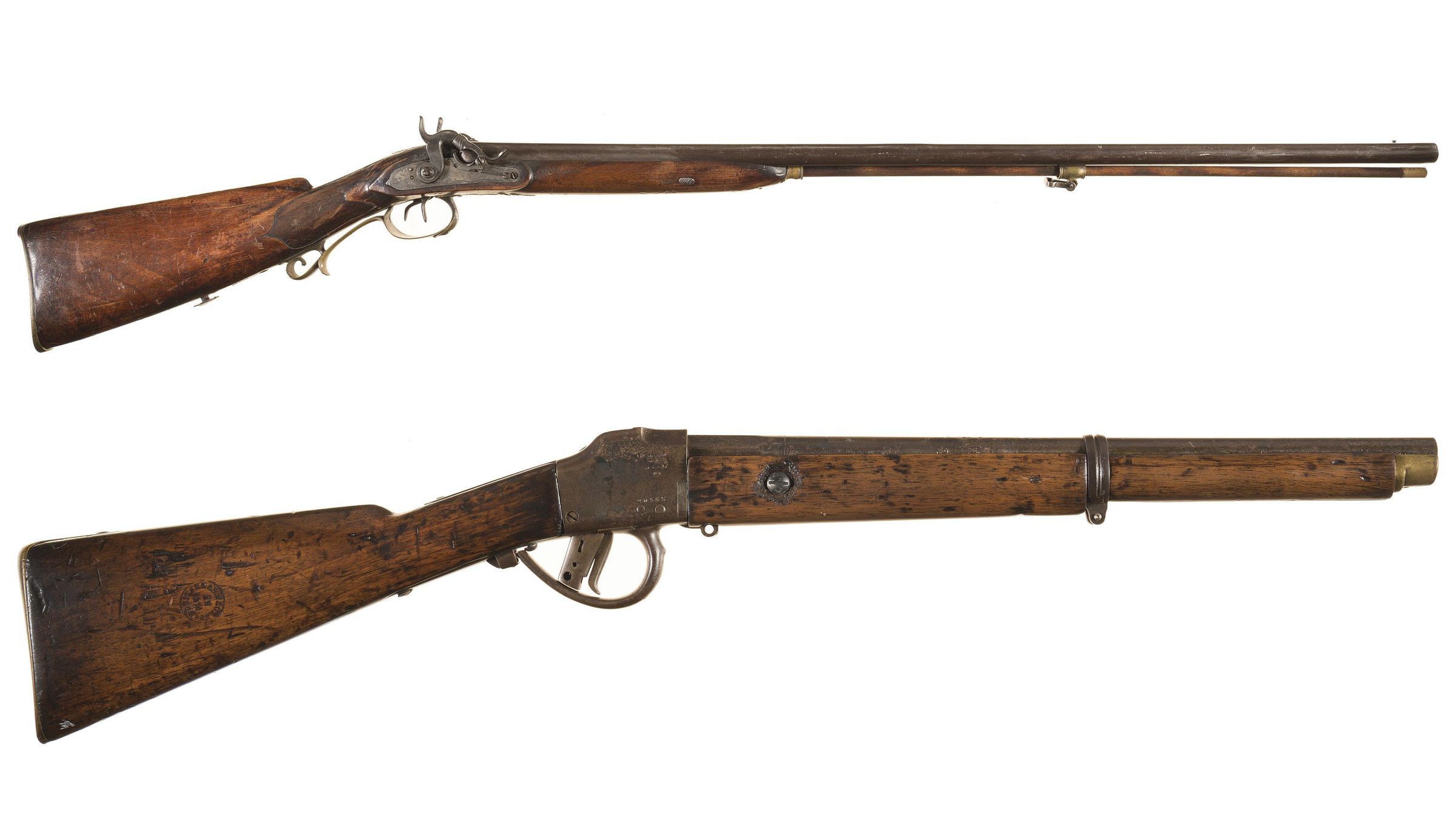 Two Antique European Long Guns Rock Island Auction