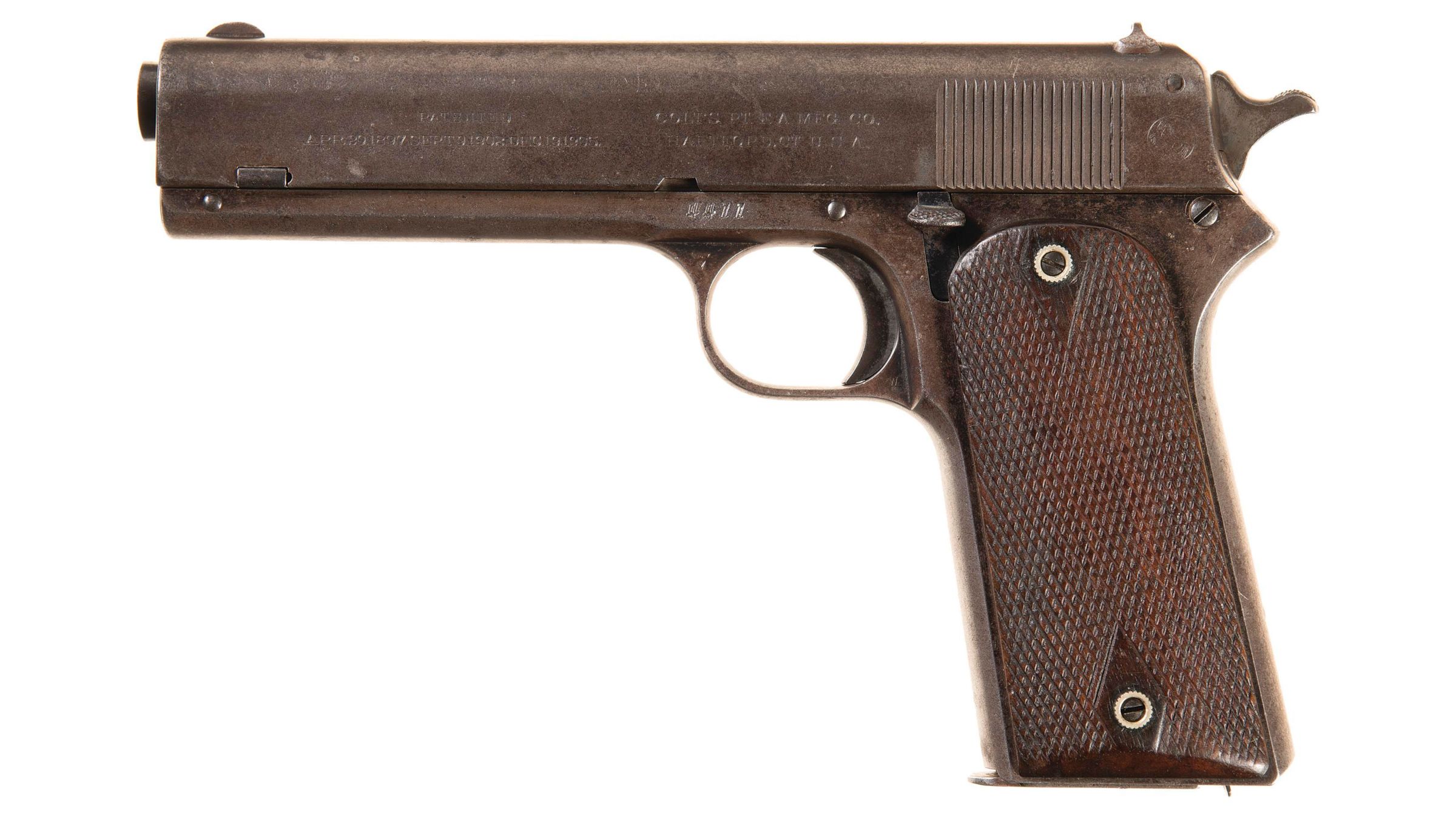 Colt Model 1905 Semi Automatic Pistol Rock Island Auction 4014