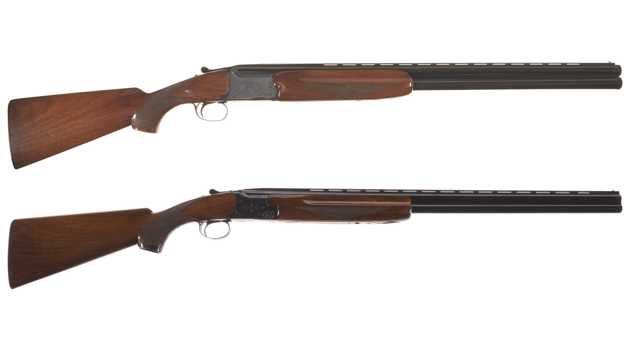 Two Engraved Winchester Over-Under Shotguns | Rock Island Auction