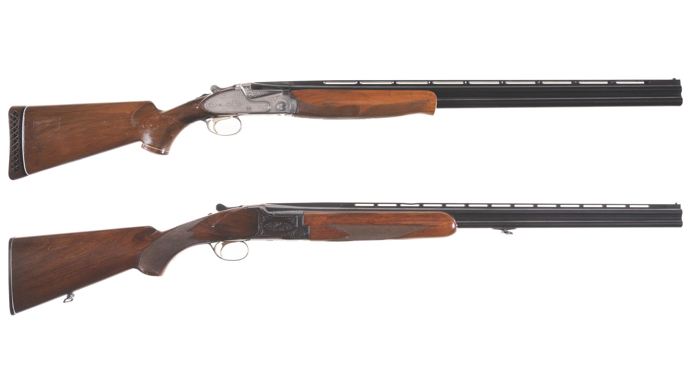 Two Engraved Over-Under Shotguns | Rock Island Auction